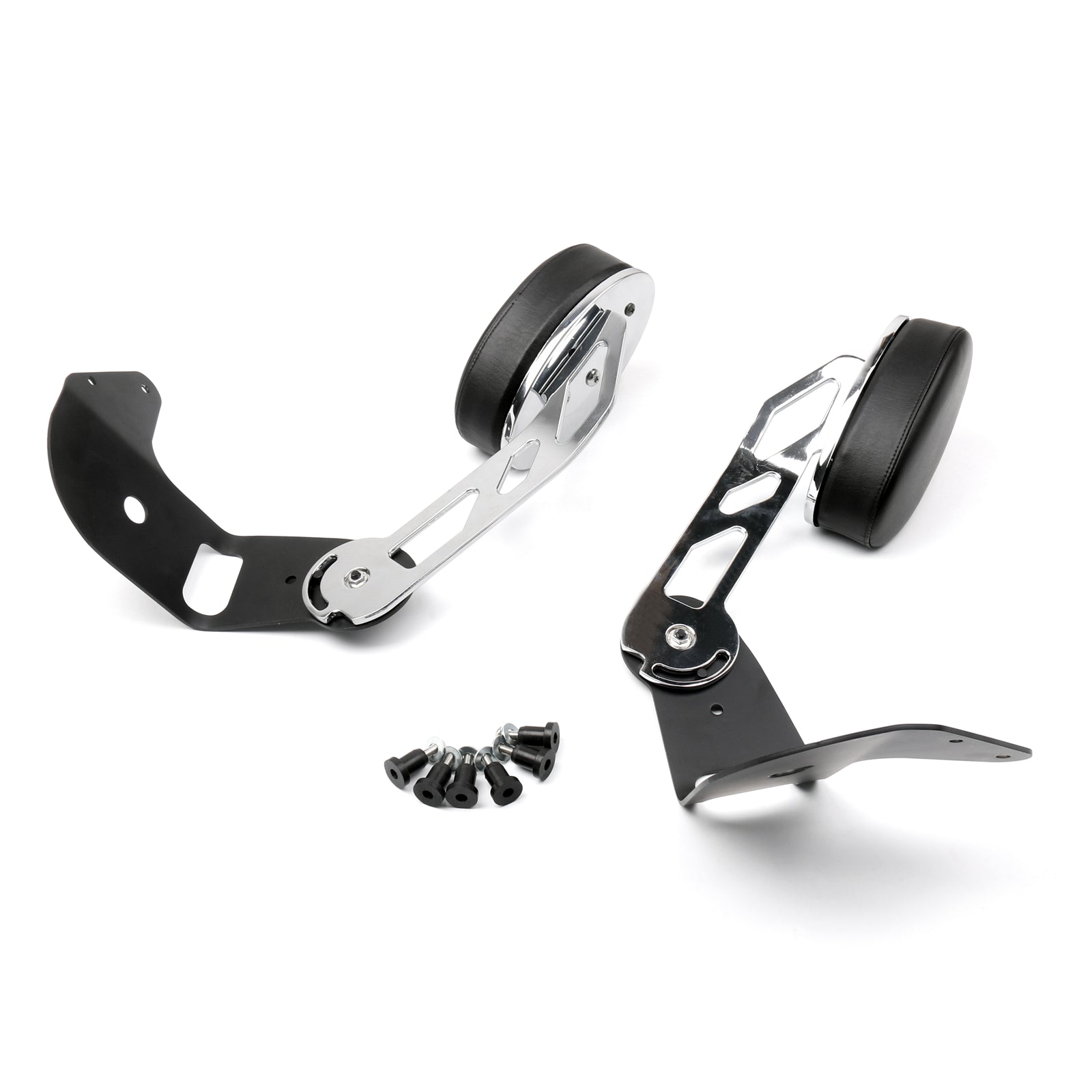 1 paar verstelbare passagiersarmleuningen voor Honda GL1800 Goldwing 2001-2017 Generiek