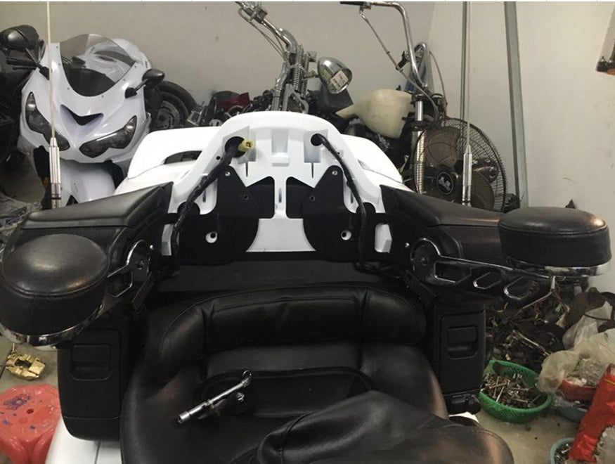 1 paar verstelbare passagiersarmleuningen voor Honda GL1800 Goldwing 2001-2017 Generiek