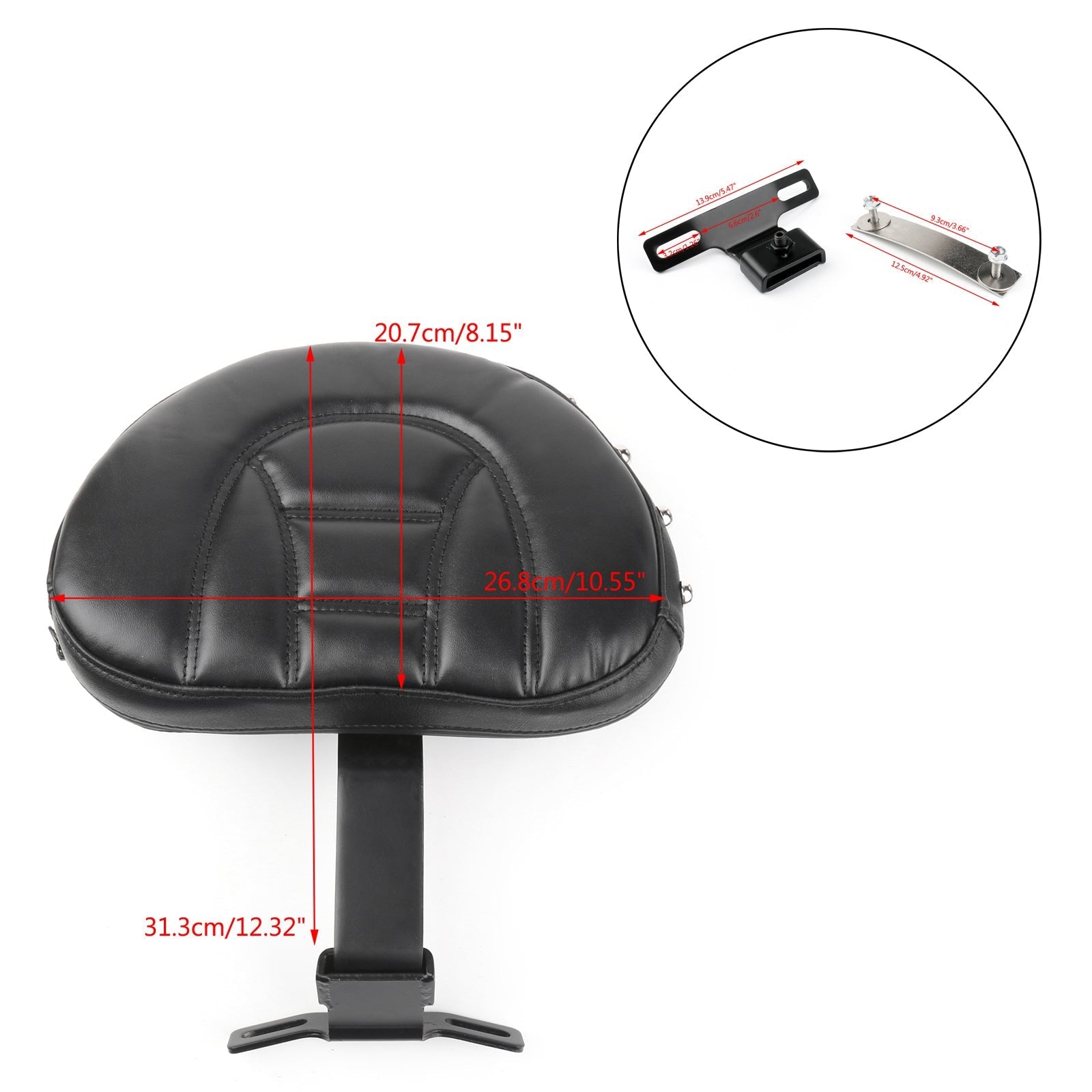 Zadnja blazina za gonilni sedež za 07-17 Harley Fatboy Flstf Heritage Softail Generic