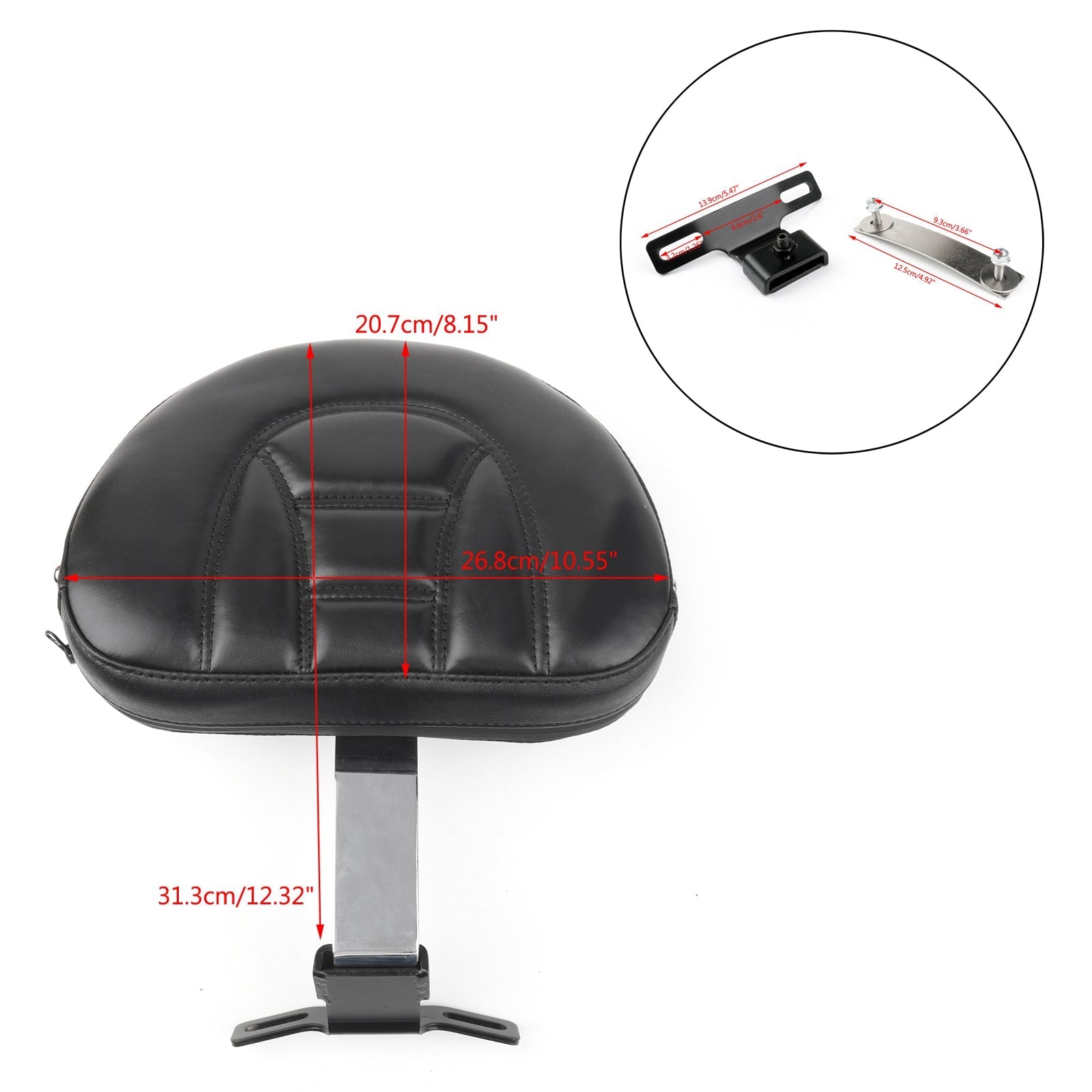 Zadnja blazina za gonilni sedež za 07-17 Harley Fatboy Flstf Heritage Softail Generic