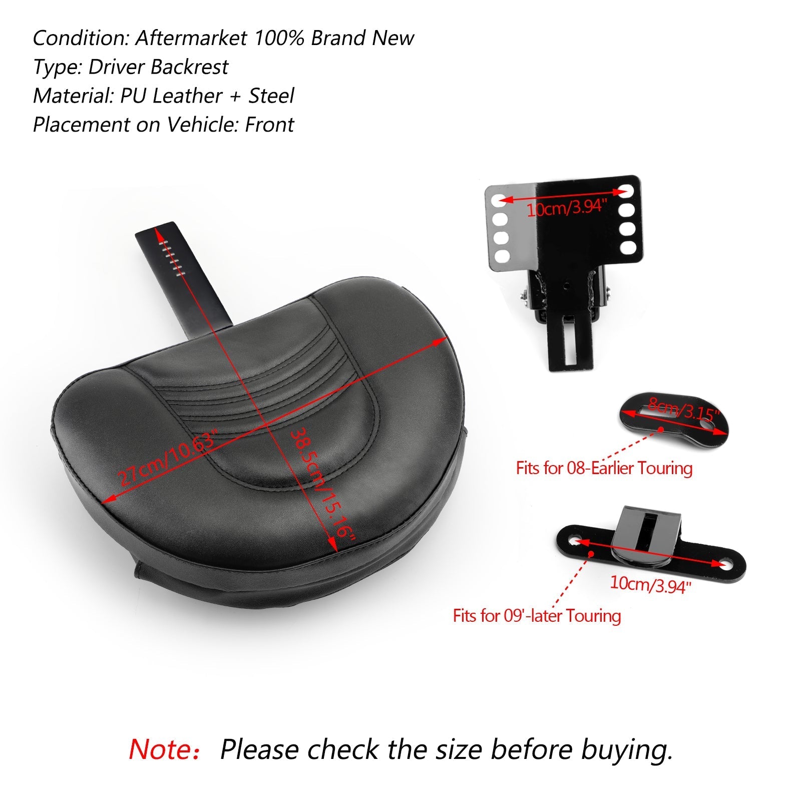 Kit Kit Pilot Pilot Enfuhable voor 1997-18 Touring Road Electra Street Générique Générique