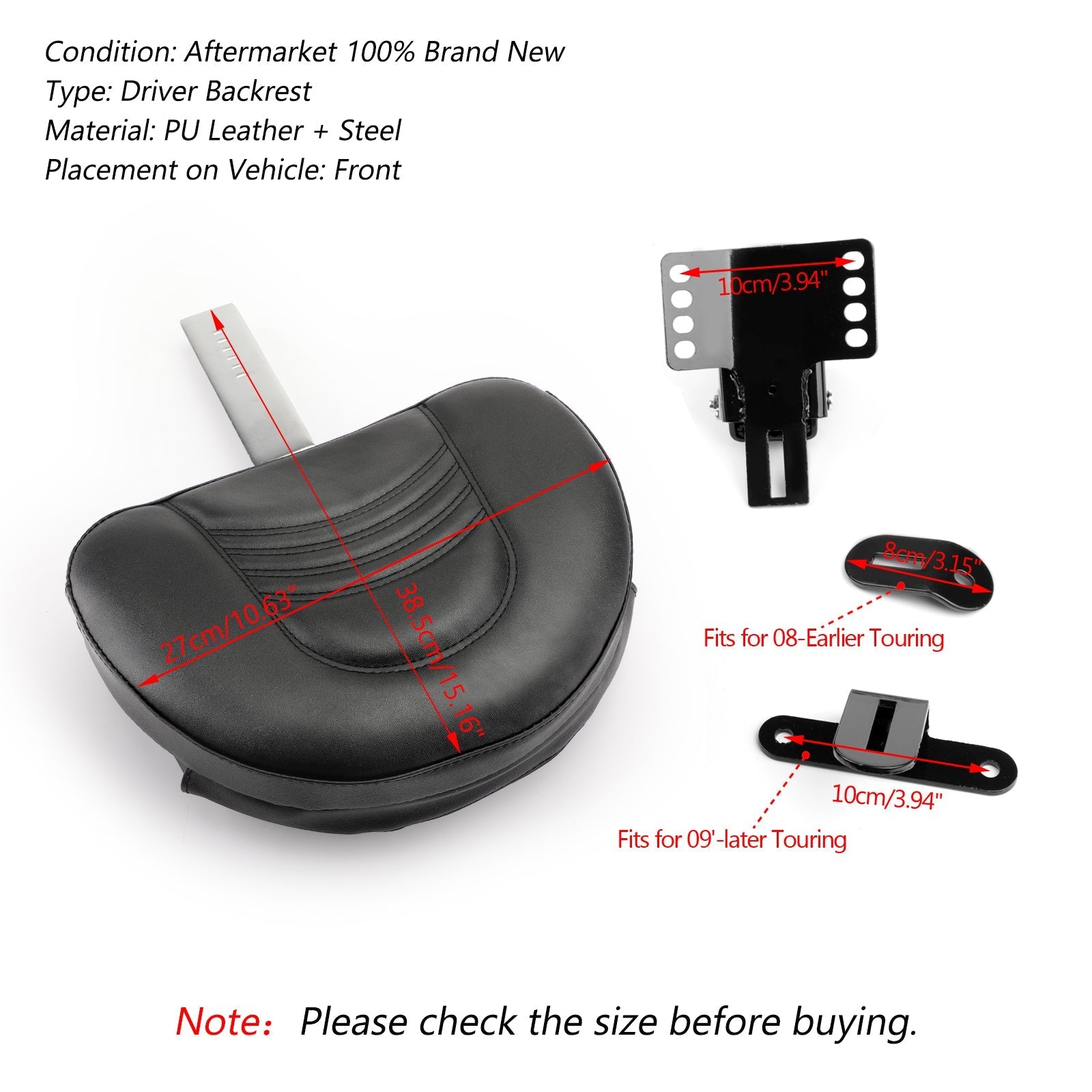 Kit Kit Pilot Pilot Enfuhable voor 1997-18 Touring Road Electra Street Générique Générique