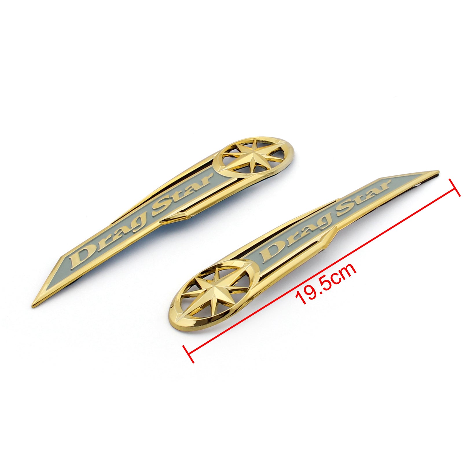 Autocollants d'insigne d'emblème de réservoir de gaz de moto pour Yamaha Drag Star