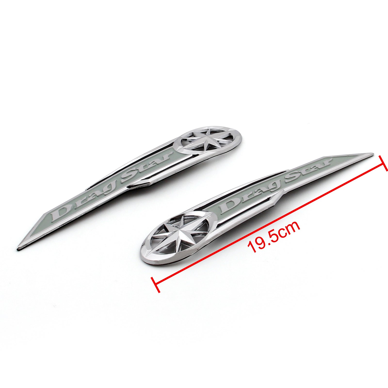 Autocollants d'insigne d'emblème de réservoir de gaz de moto pour Yamaha Drag Star