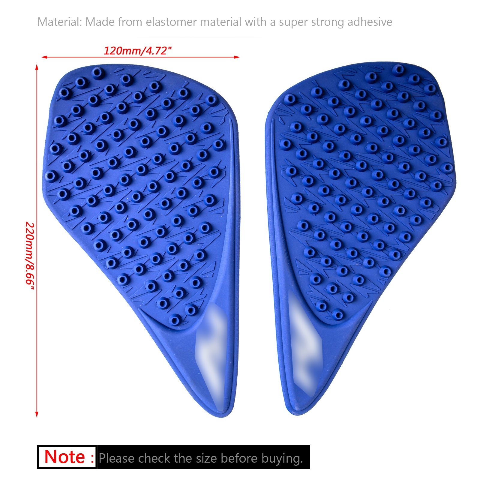 Poignée de genou de gaz de carburant de protection latérale de Traction de réservoir pour Yamaha YZF R1 2004 2005 2006 générique