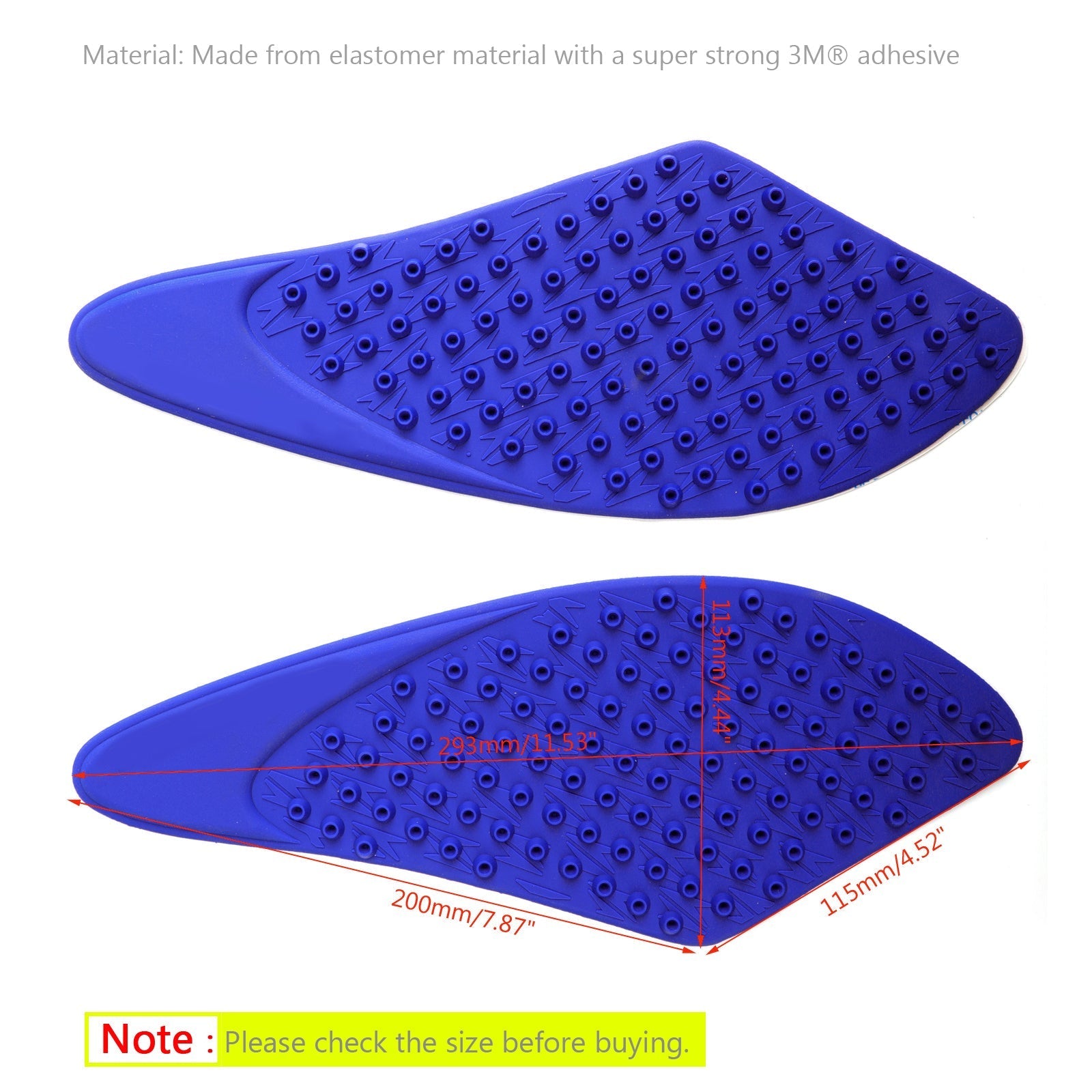 Poignées de genou à gaz pour réservoir de traction pour Kawasaki ZX6R ZX-6R 2007-2008 générique