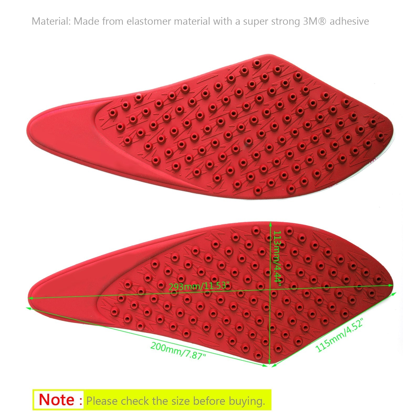 Poignées de genou à gaz pour réservoir de traction pour Kawasaki ZX6R ZX-6R 2007-2008 générique