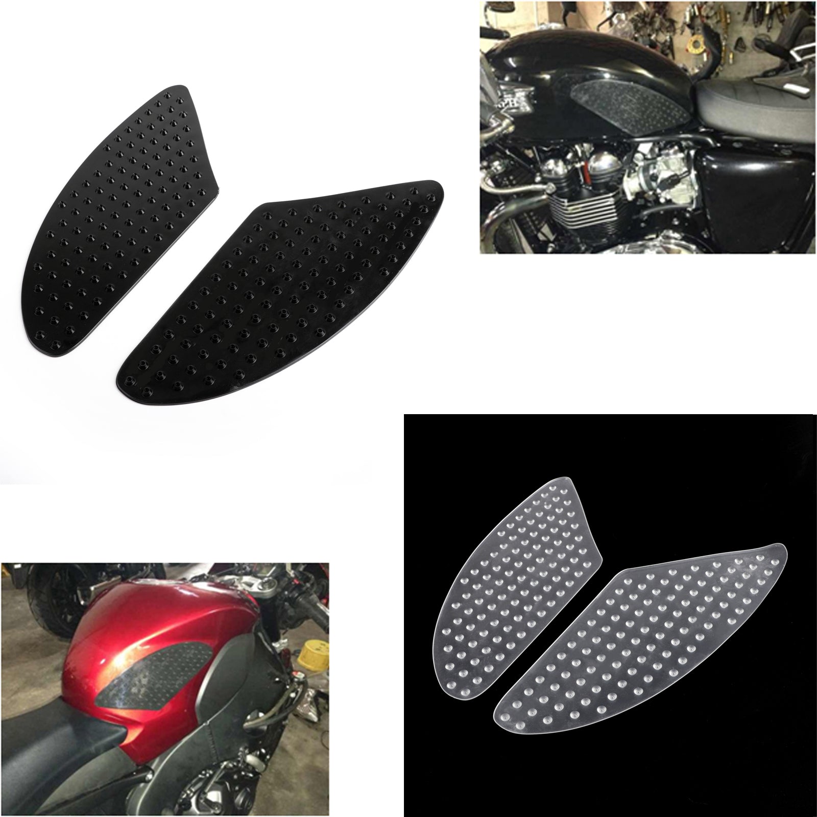 Protecteur de poignée de genou à gaz latéral pour coussin de traction de réservoir pour Honda CBR 600RR CBR1000RR générique