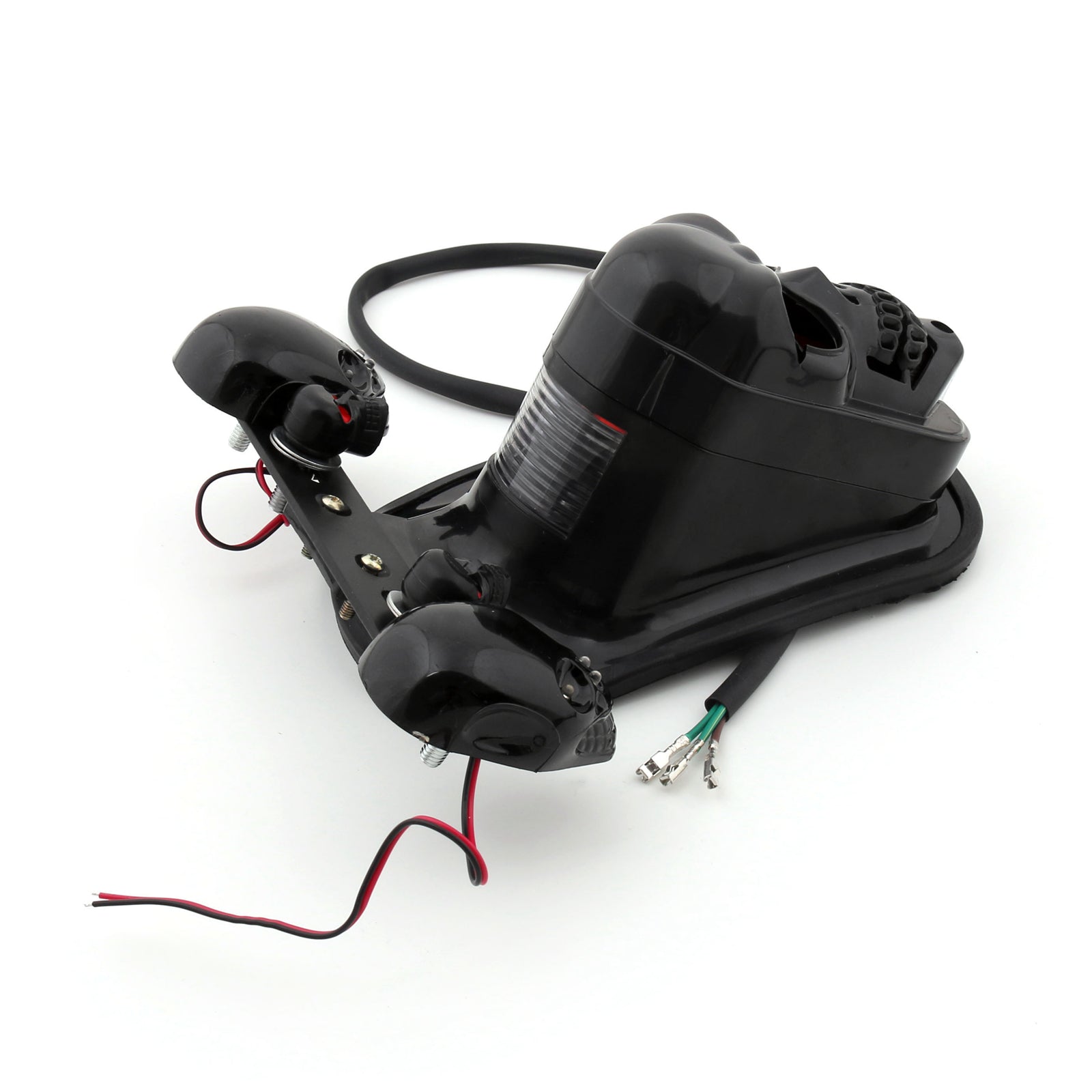 Luz trasera de freno trasero con señal de giro de calavera para motocicleta Harley genérica