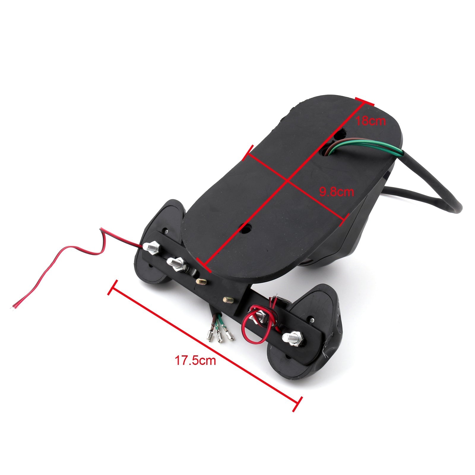 Luz trasera de freno trasero con señal de giro de calavera para motocicleta Harley genérica