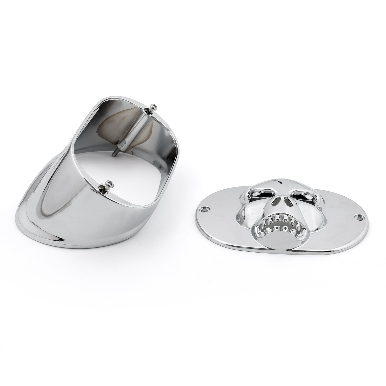 Copertura teschio per collare fanale posteriore per modelli Harley Touring XL Dyna FLSTF FLHRC FLHTC generici