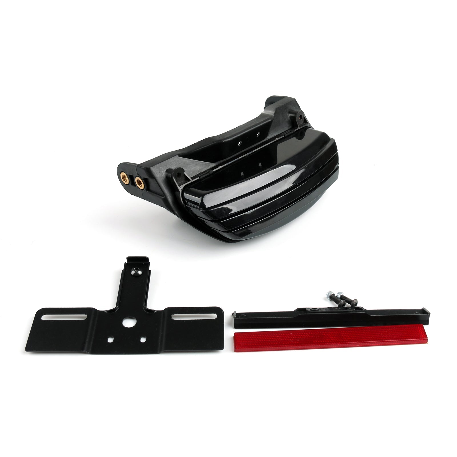 Tri-Bar Fender LED feu arrière + support pour Harley Softail FXST FXSTB FXSTC générique