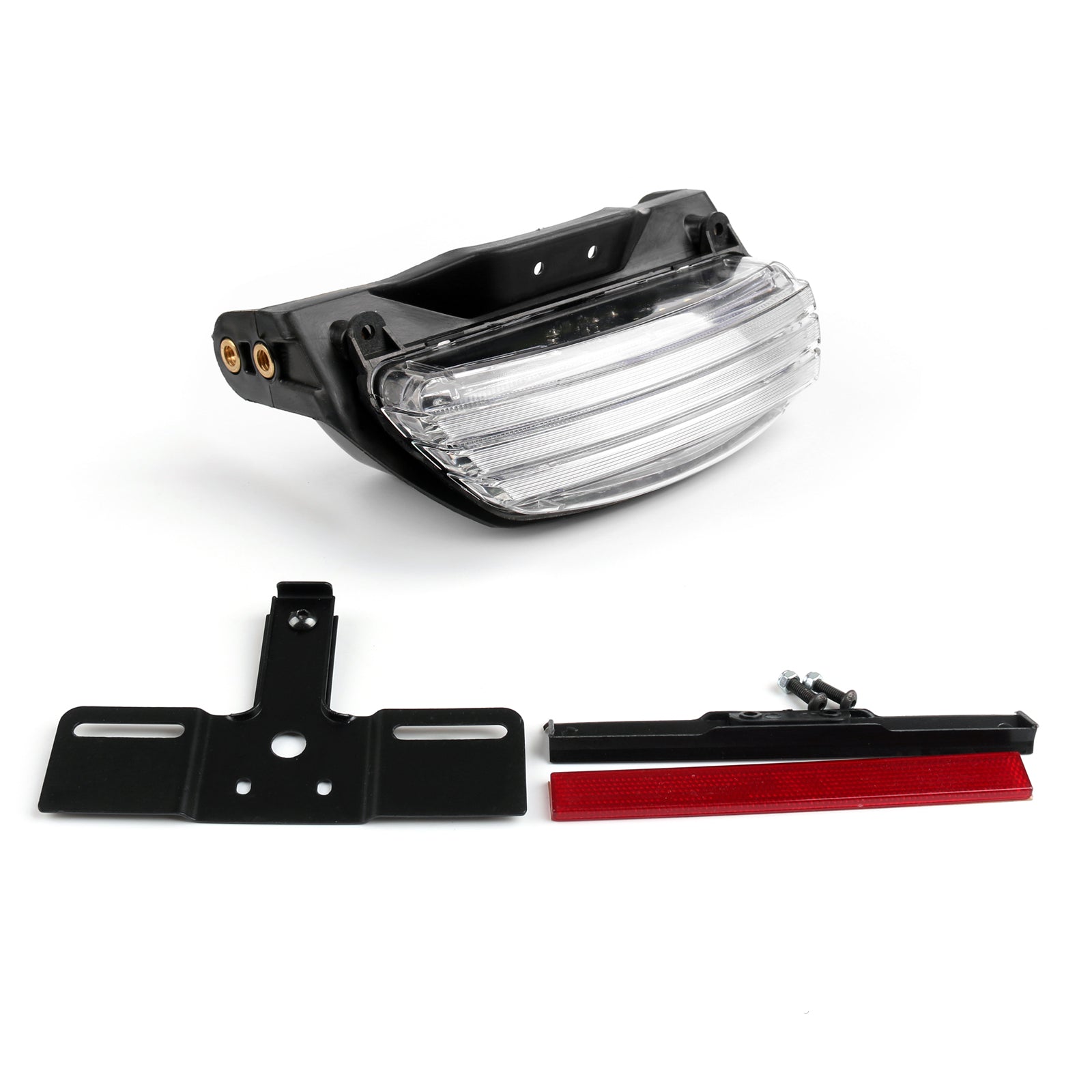 Tri-Bar Fender LED feu arrière + support pour Harley Softail FXST FXSTB FXSTC générique