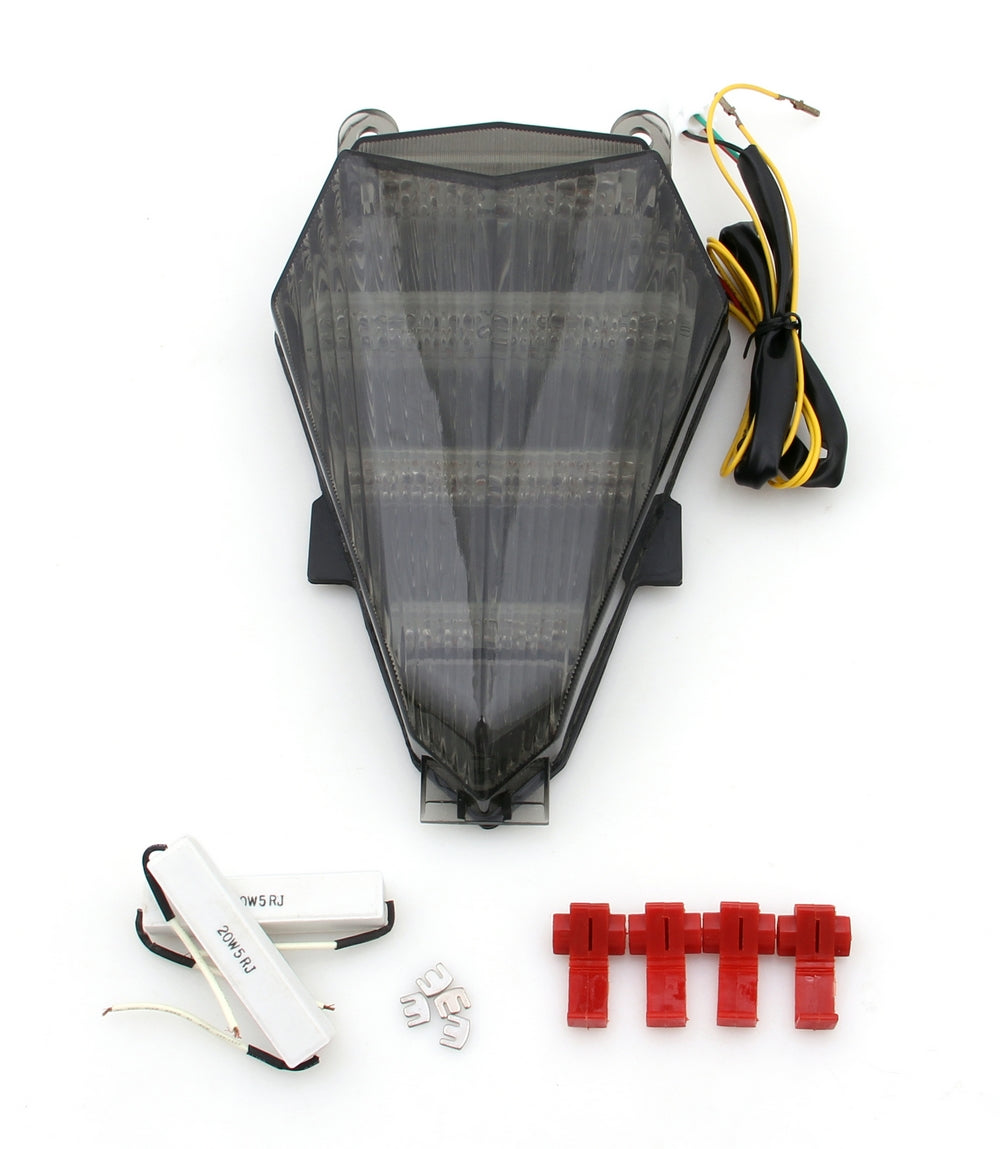 Feu Arrière LED Intégré Pour Yamaha YZF 600 R6 (06-2012) 2 Couleurs Générique