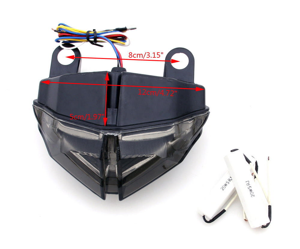 Luz trasera LED integrada para Ducati 848 08-12 1098/1098R/1098S (07-12) Genérico