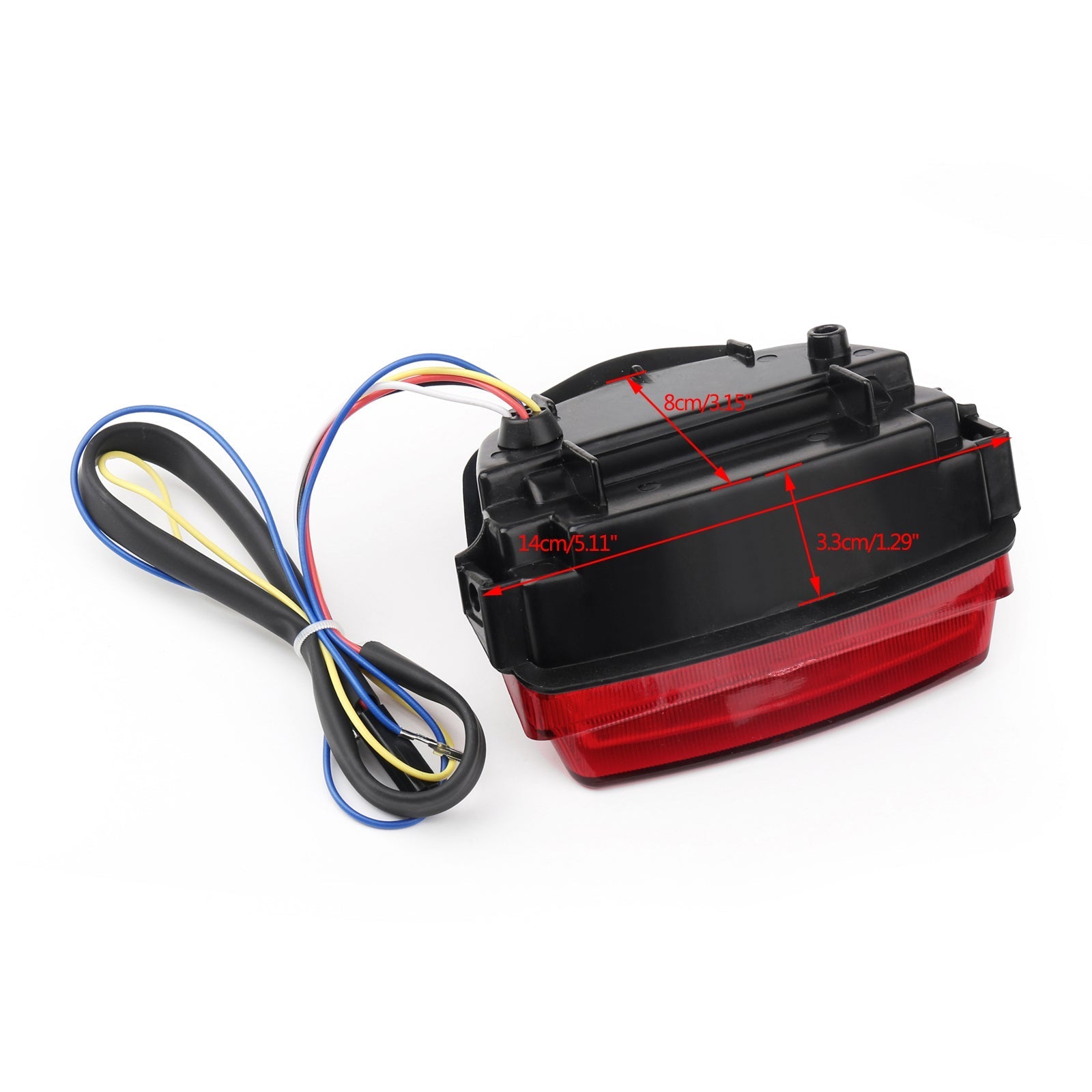 Luce posteriore LED integrata per Honda CBR1000RR (08-2012) 2 colori generici