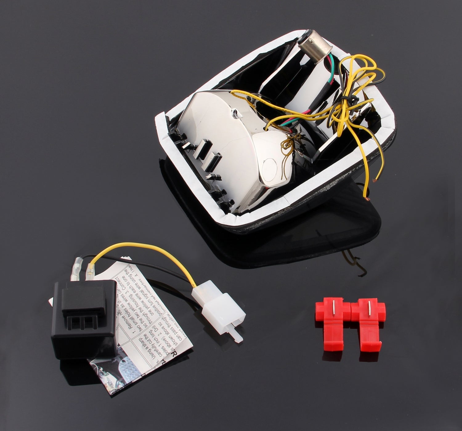 Harley Deuce All Year Rear Led Fire Integrated Indicators 2 Colori