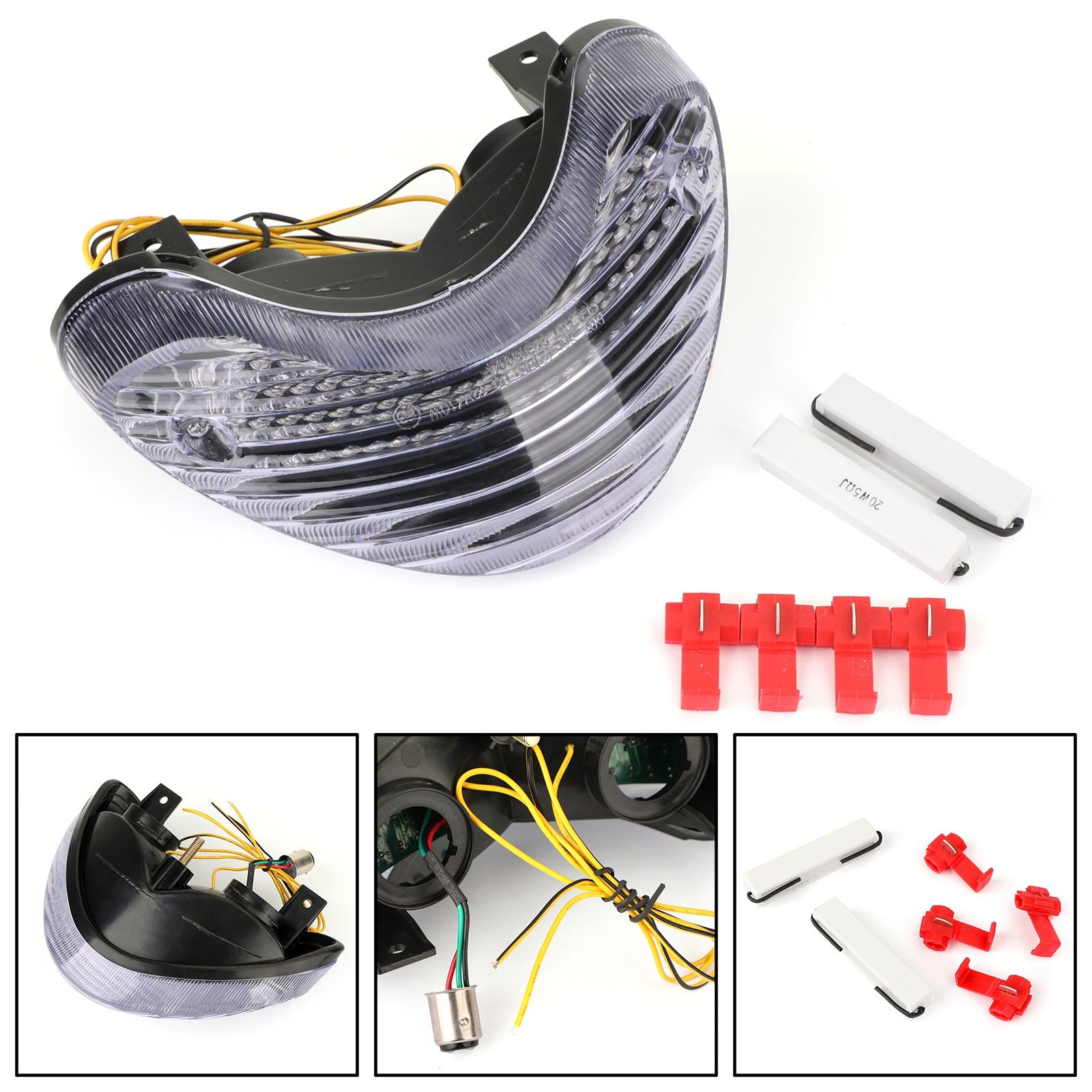 Integroitu LED-takavalo Suzuki SV650 (99-03) TL1000S TL1000R, 2 yleistä väriä