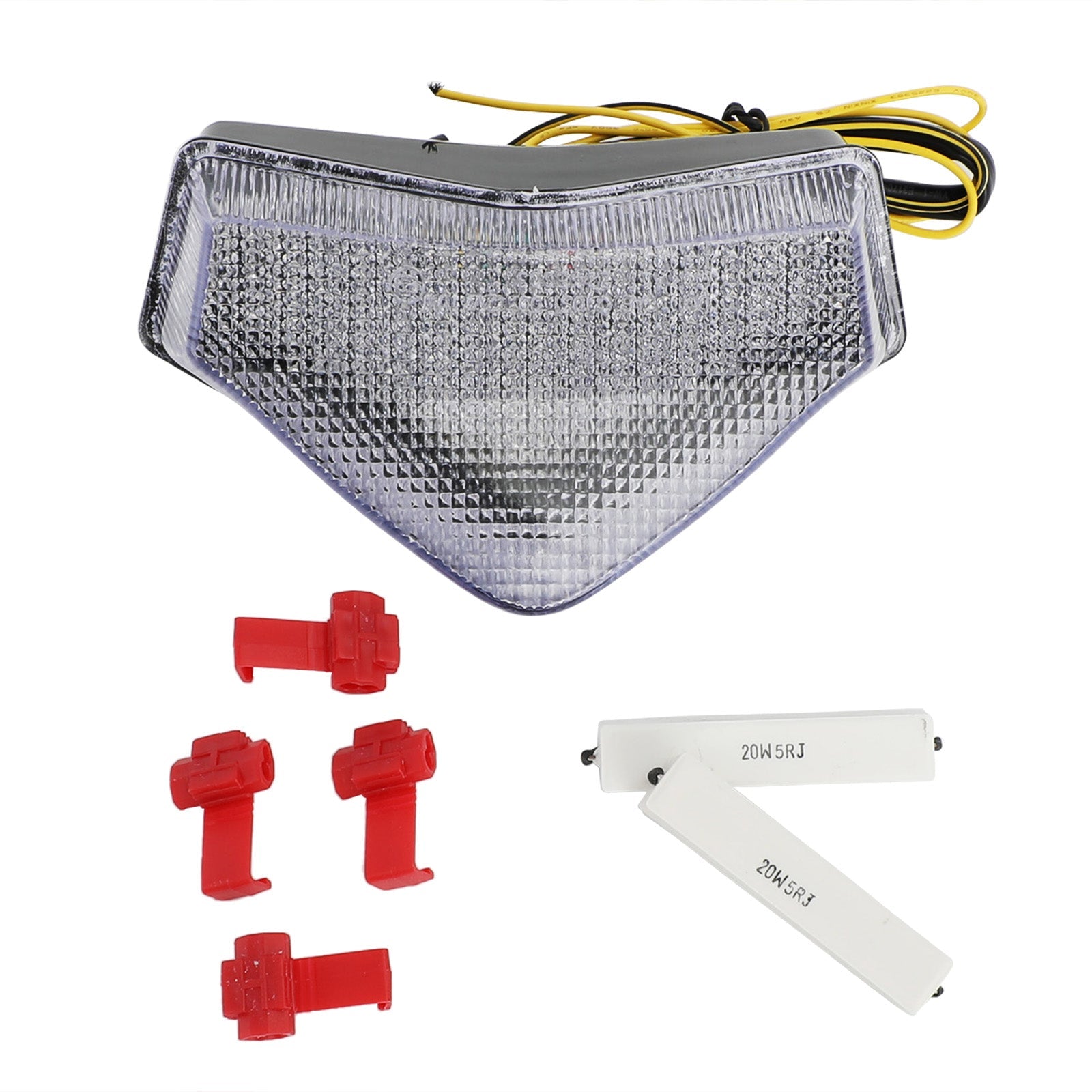 Panni integrati nella luce posteriore a LED per velocità di tigre triple sprint st, 2 colori generici