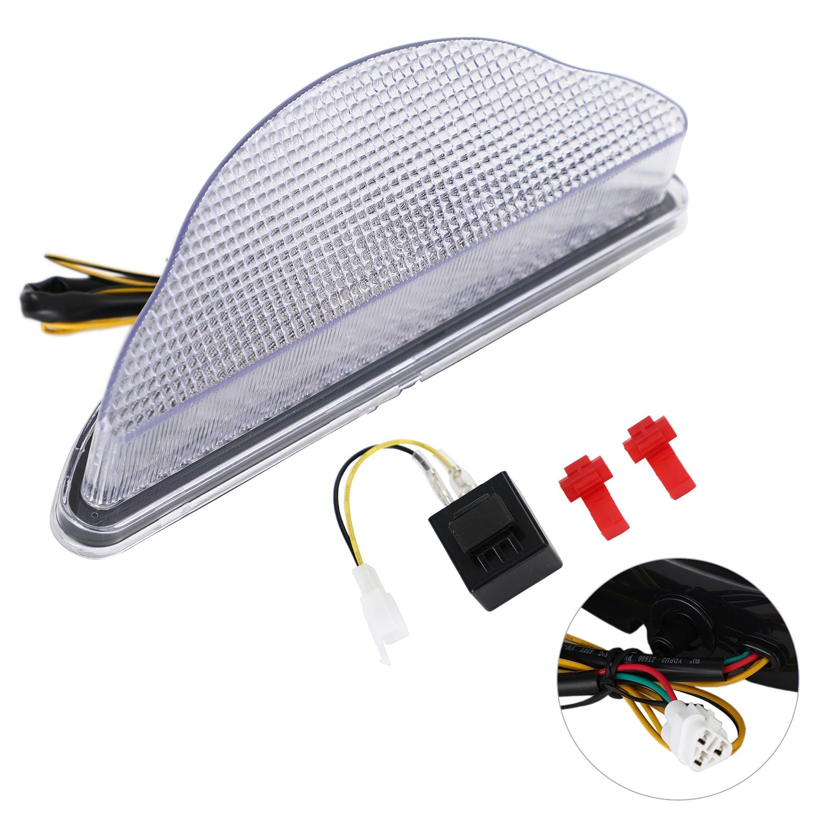 Geïntegreerd LED-achterlicht voor Yamaha Warrior (02-2008) 2 generieke kleuren