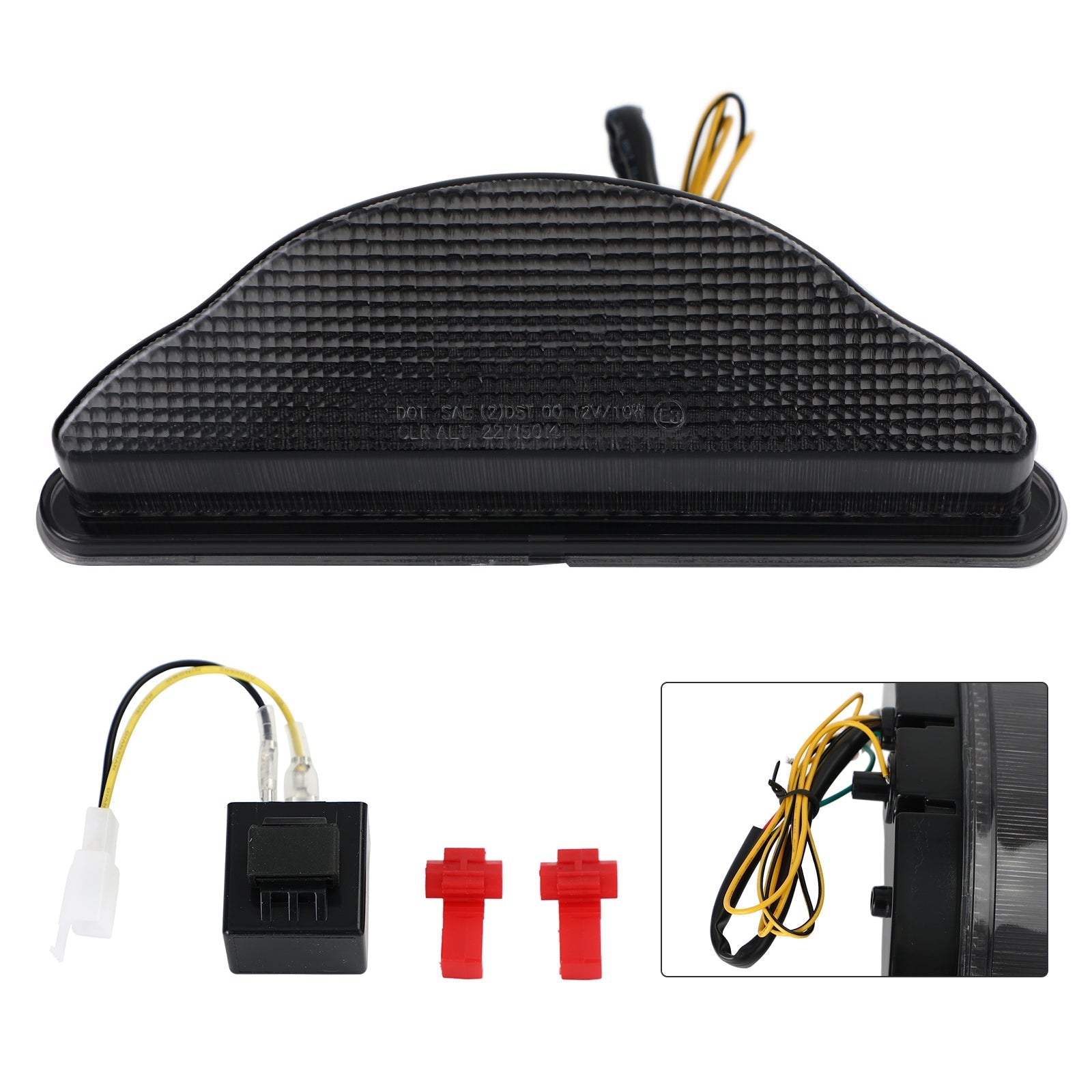 Geïntegreerd LED-achterlicht voor Yamaha Warrior (02-2008) 2 generieke kleuren