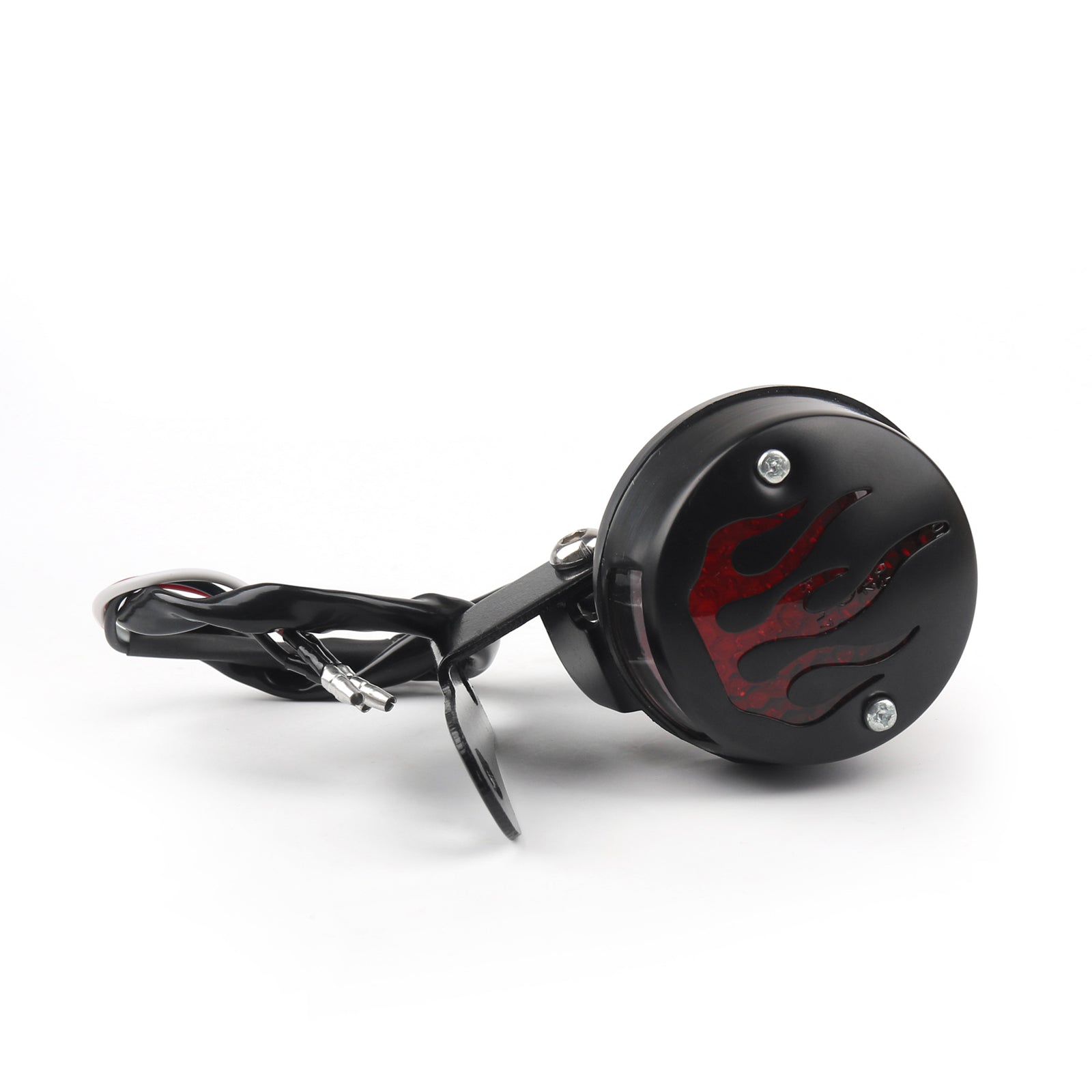 Achterste licht licht licht licht rode vlam voor Harley Cafe Racer Bobber, 2 generieke kleuren