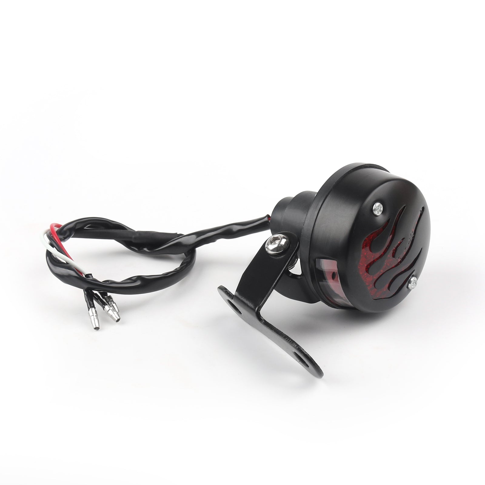 Achterste licht licht licht licht rode vlam voor Harley Cafe Racer Bobber, 2 generieke kleuren