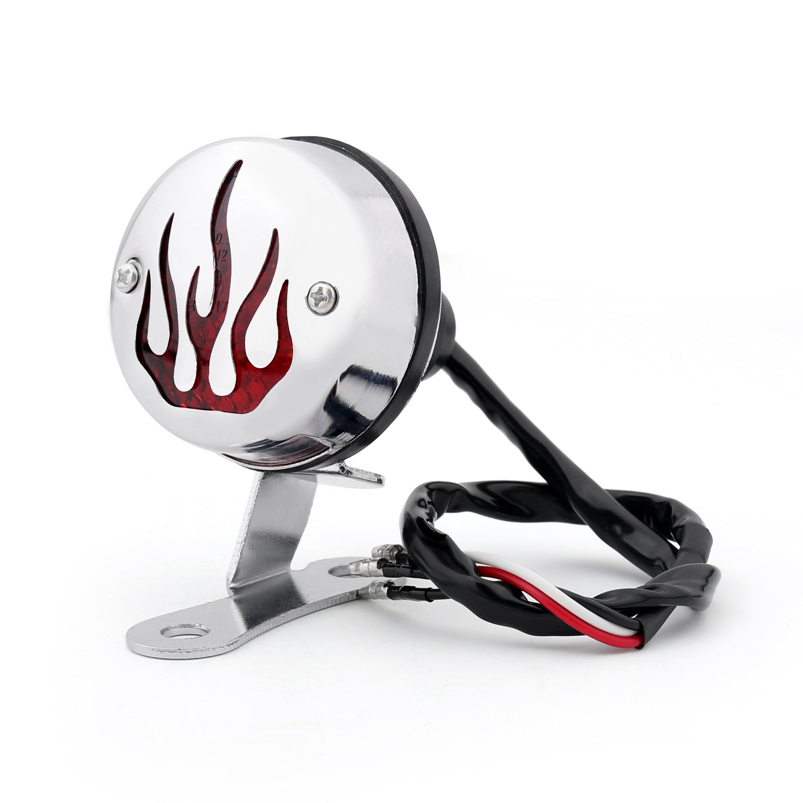 Achterste licht licht licht licht rode vlam voor Harley Cafe Racer Bobber, 2 generieke kleuren