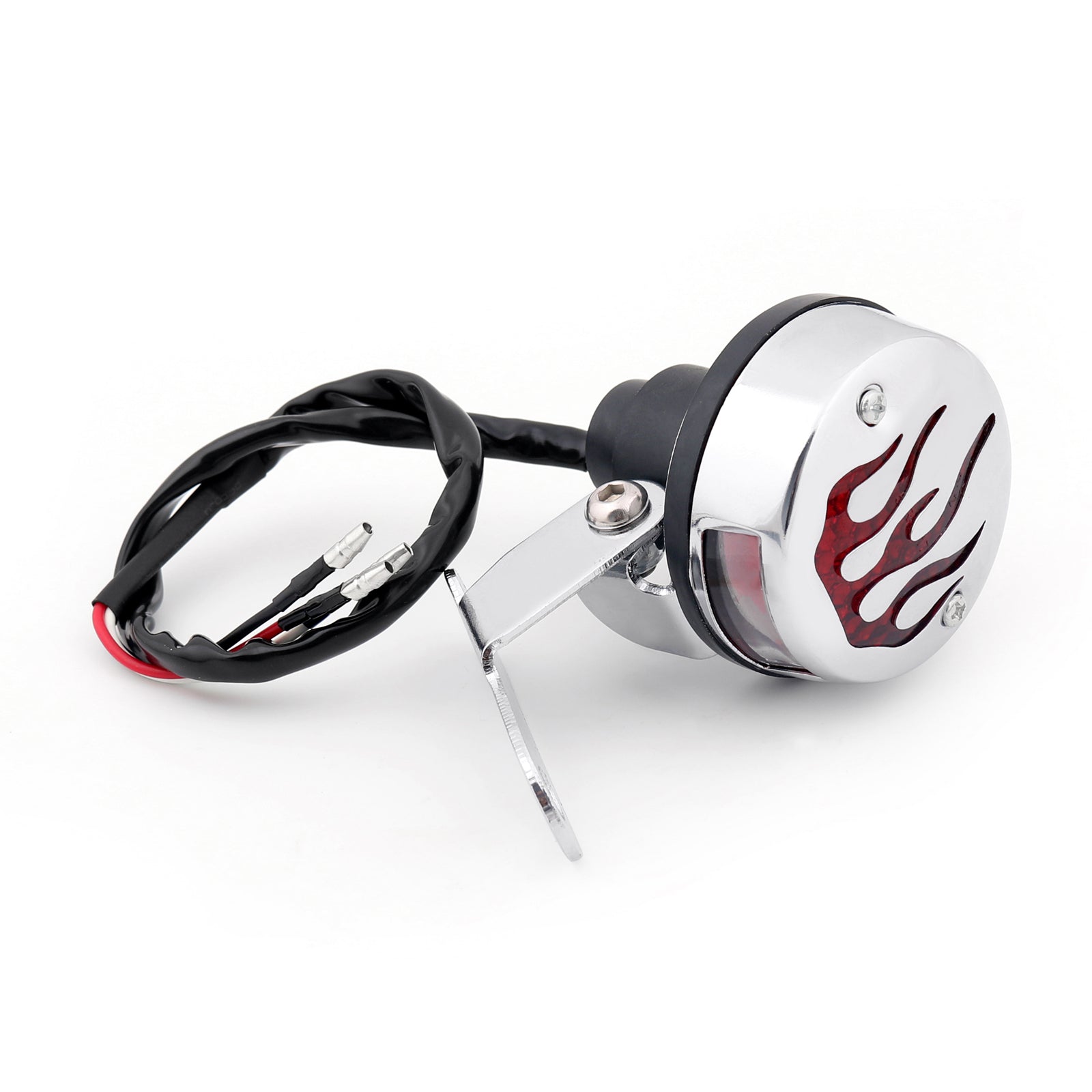 Achterste licht licht licht licht rode vlam voor Harley Cafe Racer Bobber, 2 generieke kleuren