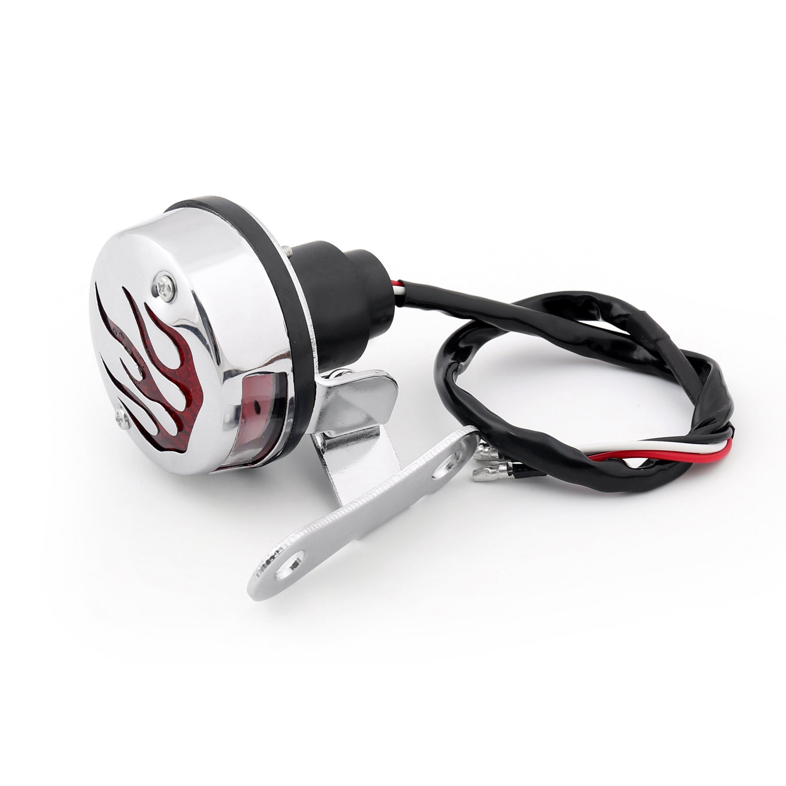 Achterste licht licht licht licht rode vlam voor Harley Cafe Racer Bobber, 2 generieke kleuren