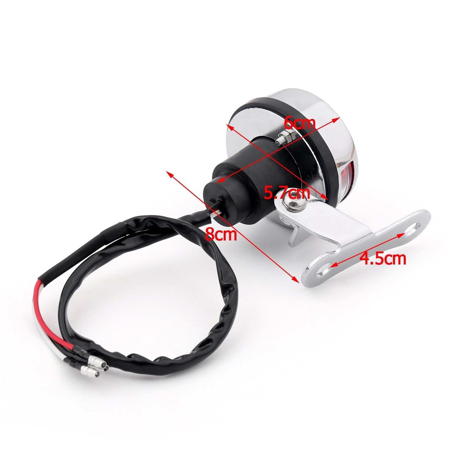 Achterste licht licht licht licht rode vlam voor Harley Cafe Racer Bobber, 2 generieke kleuren