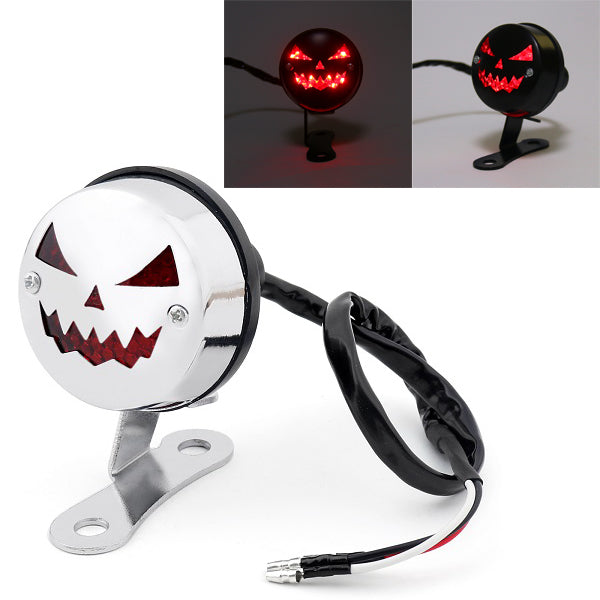 Rossa Rossa Stop Fire Vintage Pumpkin per Harley Cafe Racer, 2 colori generici