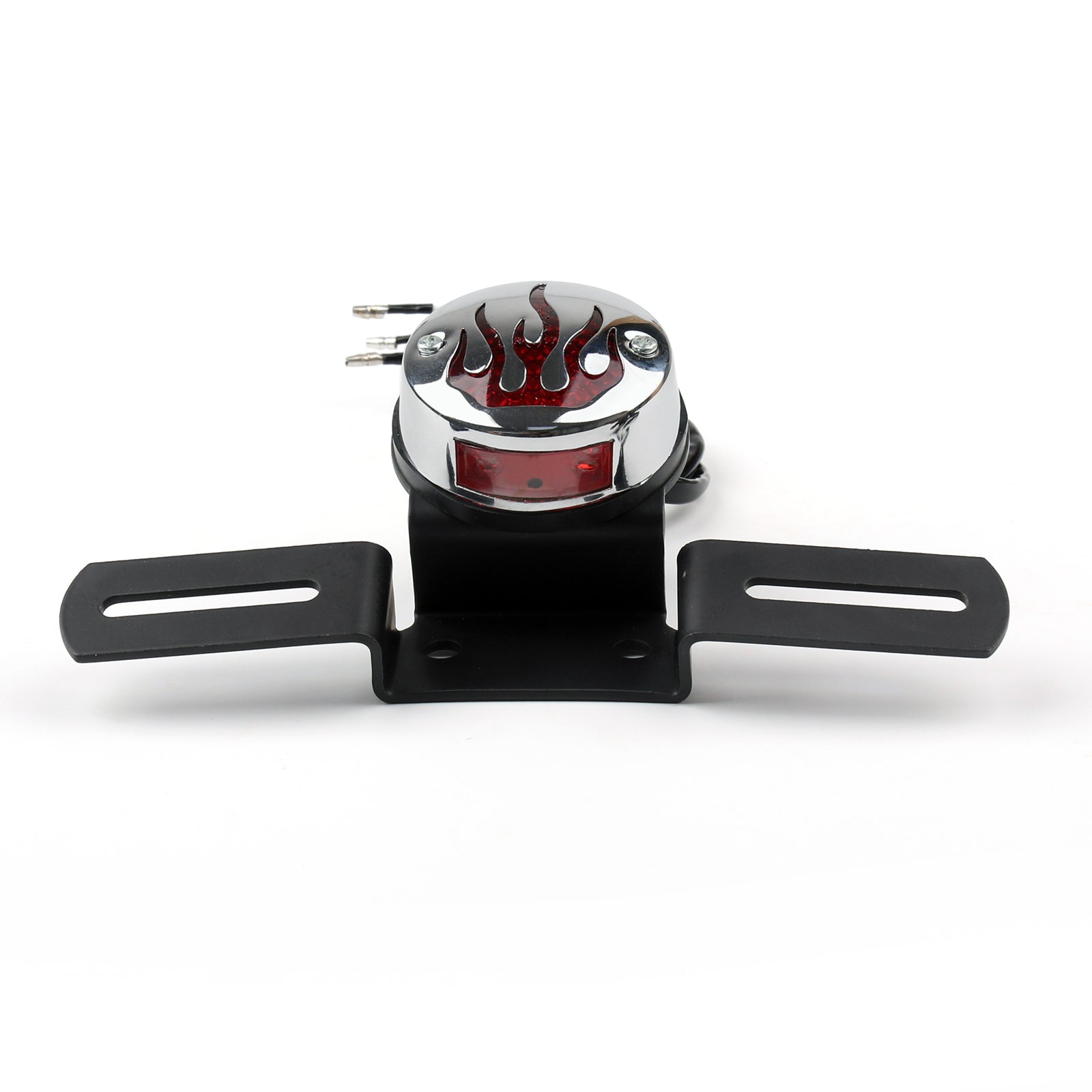 Lumo posteriore Fuoco Fuoco Fiamma posteriore Stop per Harley Cafe Racer Bobber, 2 colori generici