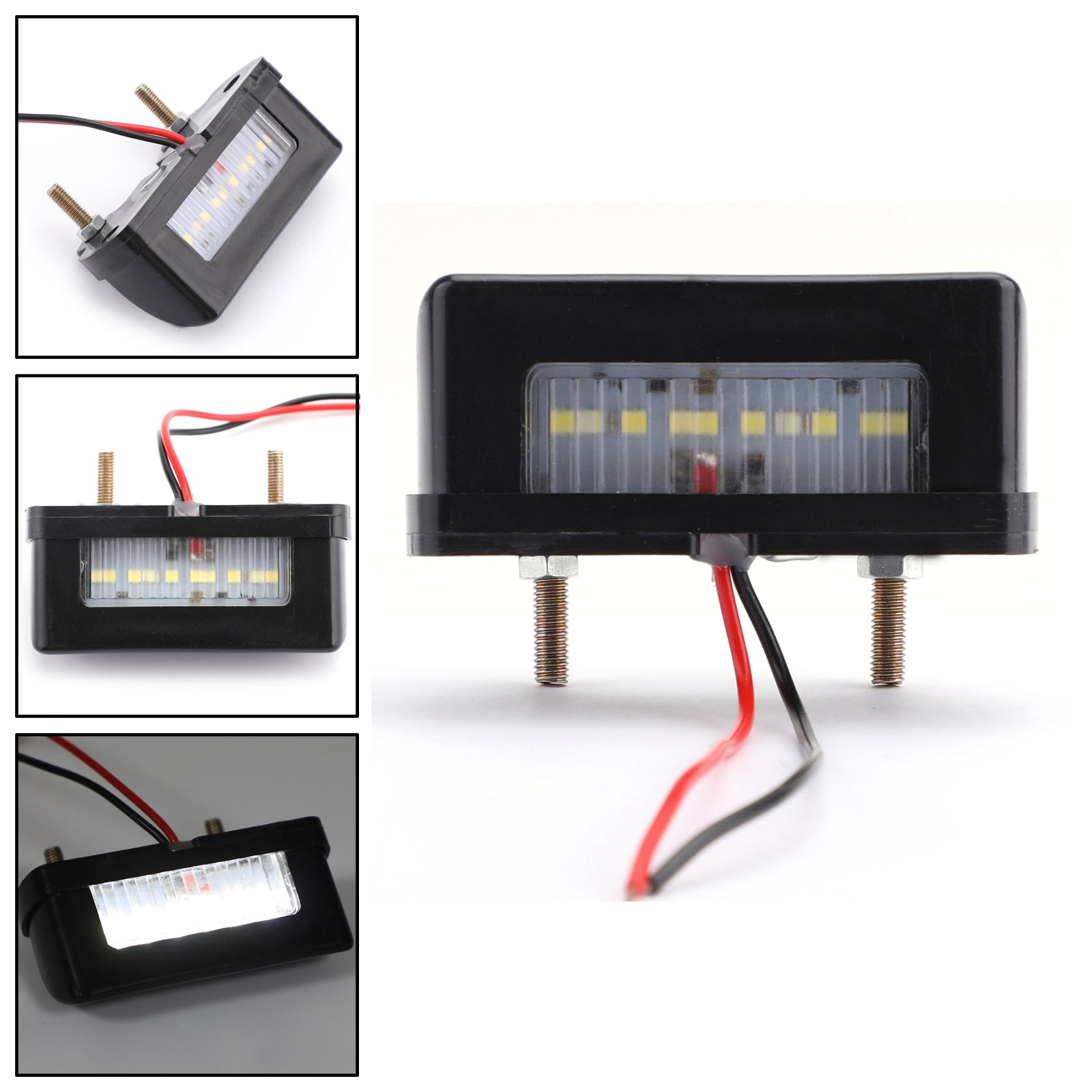 Targa posteriore a LED per moto, luce targa freno, mini fanale posteriore generico