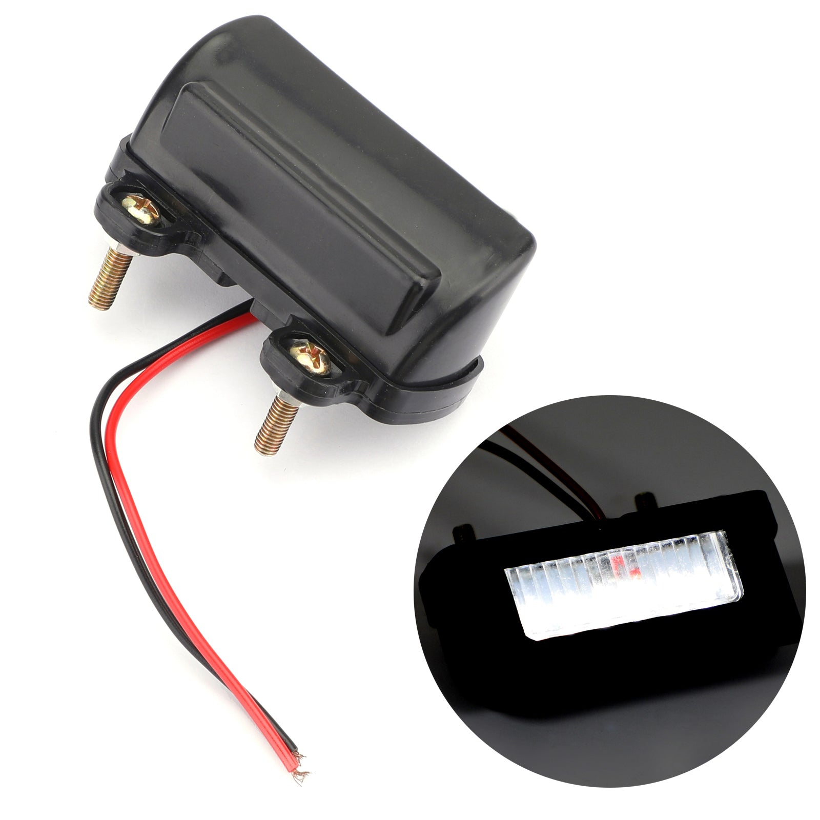 Targa posteriore a LED per moto, luce targa freno, mini fanale posteriore generico