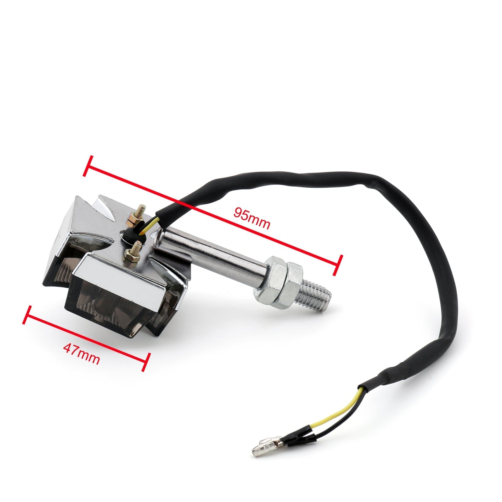 2x LED lampeggiante LED Malta Cross Custom Malta per Moto Harley Generic