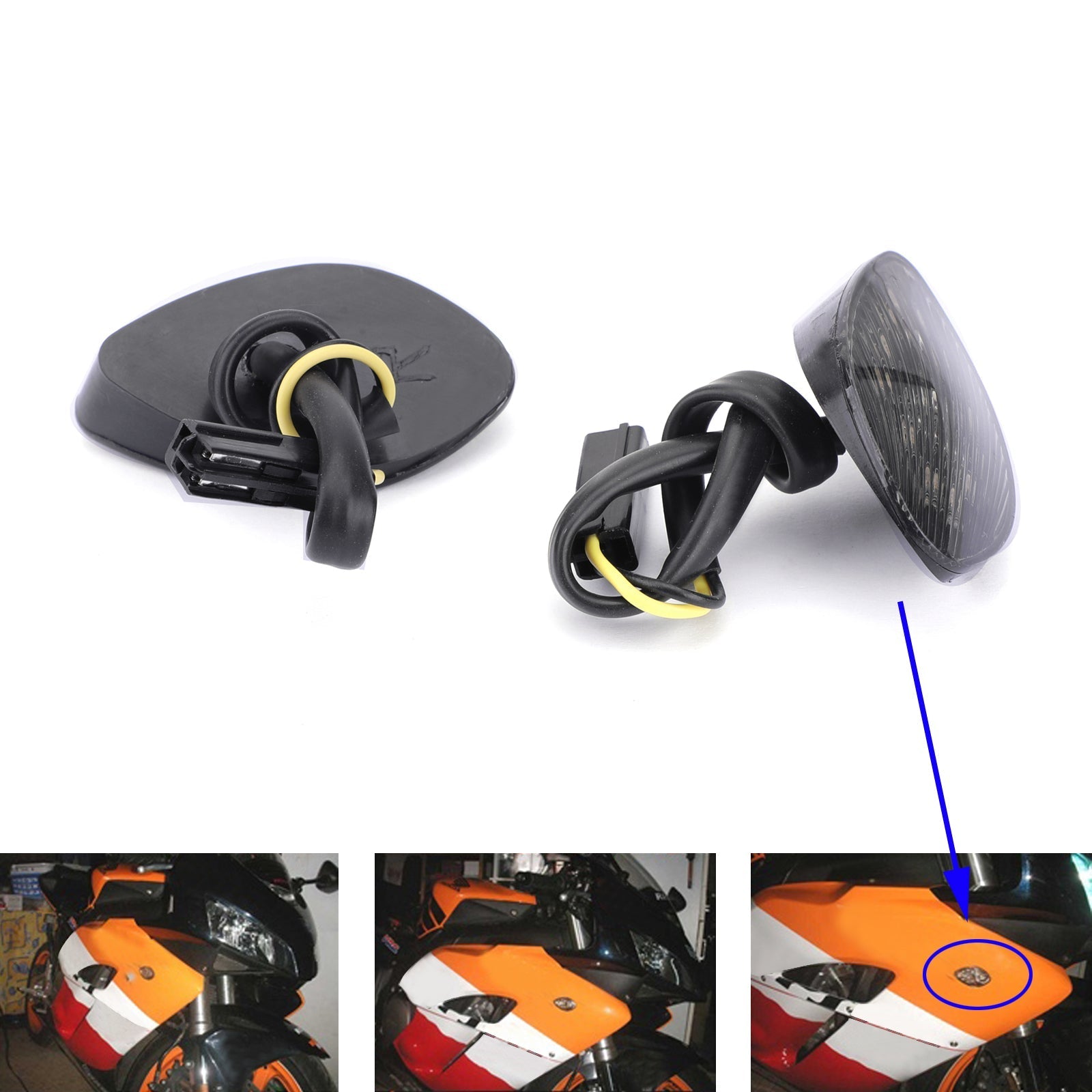 Namigi za Honda CBR 1000 RR Flush Mount (2004-2005) generični