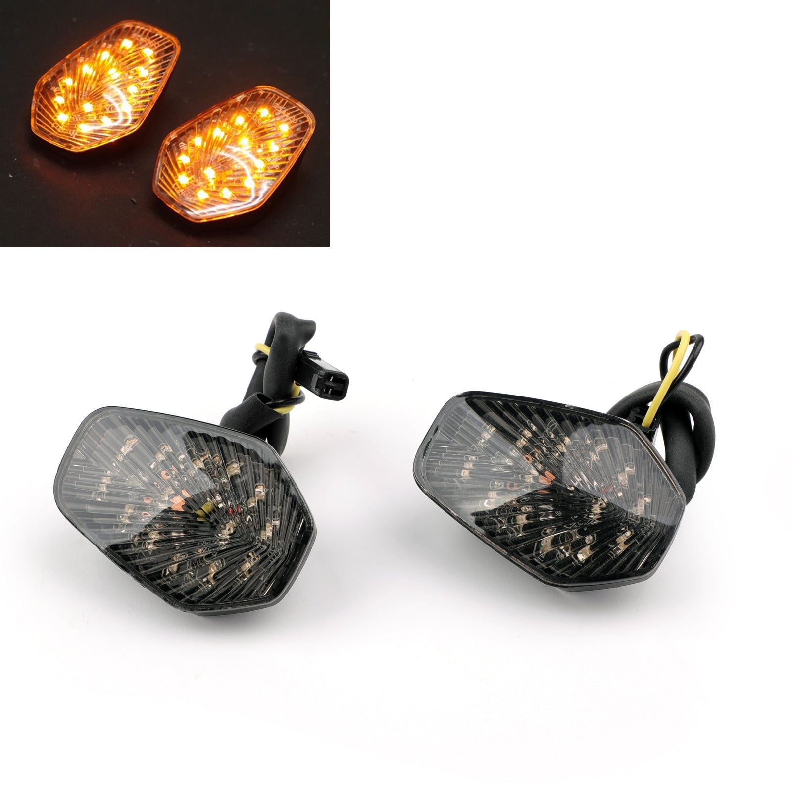 Euro Euro LED Signals wbudowane dla Suzuki GSXR 600 GSXR750 GSX-R1000 Generic