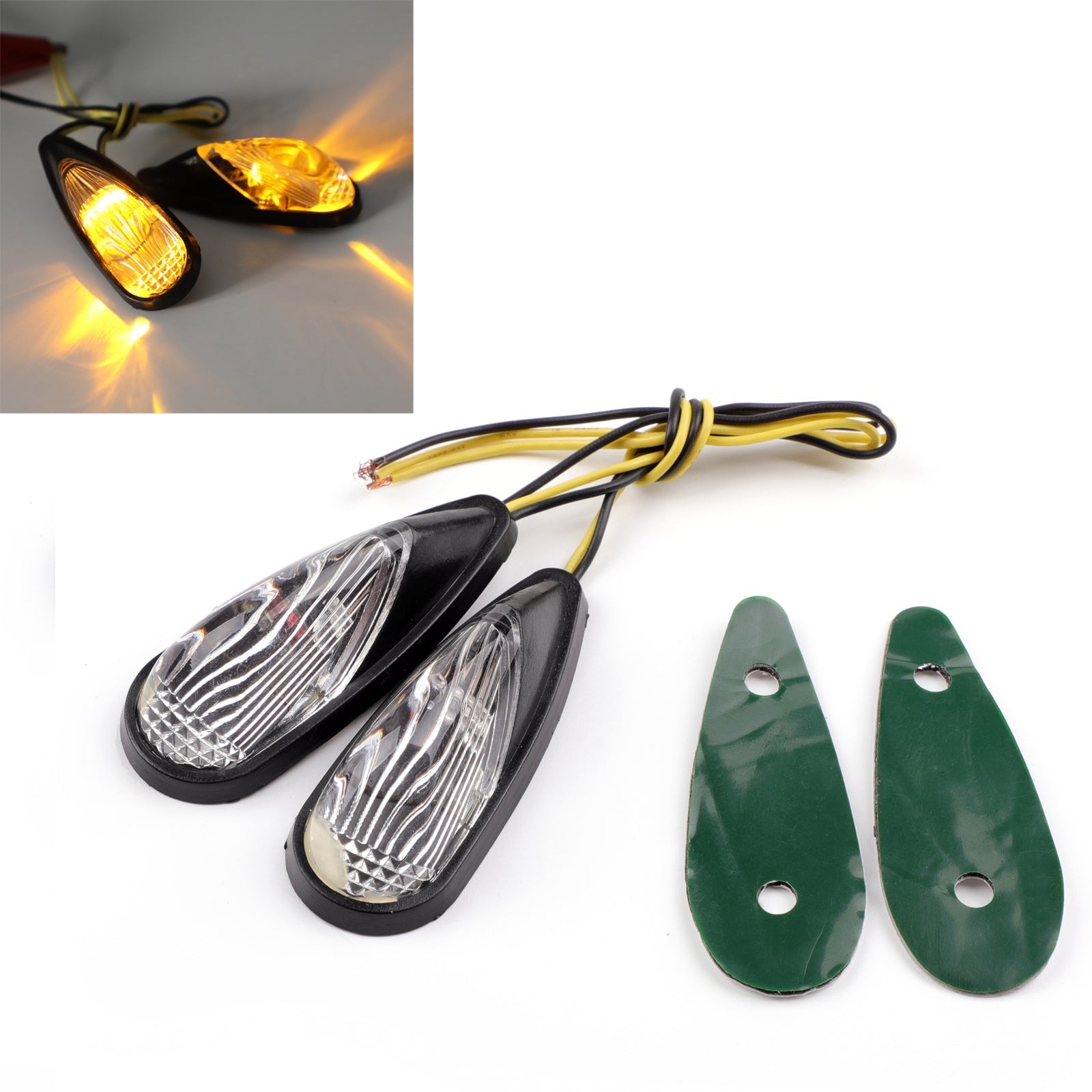 Euro LED z tyłu Wymagane klotryry zaciągnięte dla Honda CBR 600 900 929 1000 RR Generic