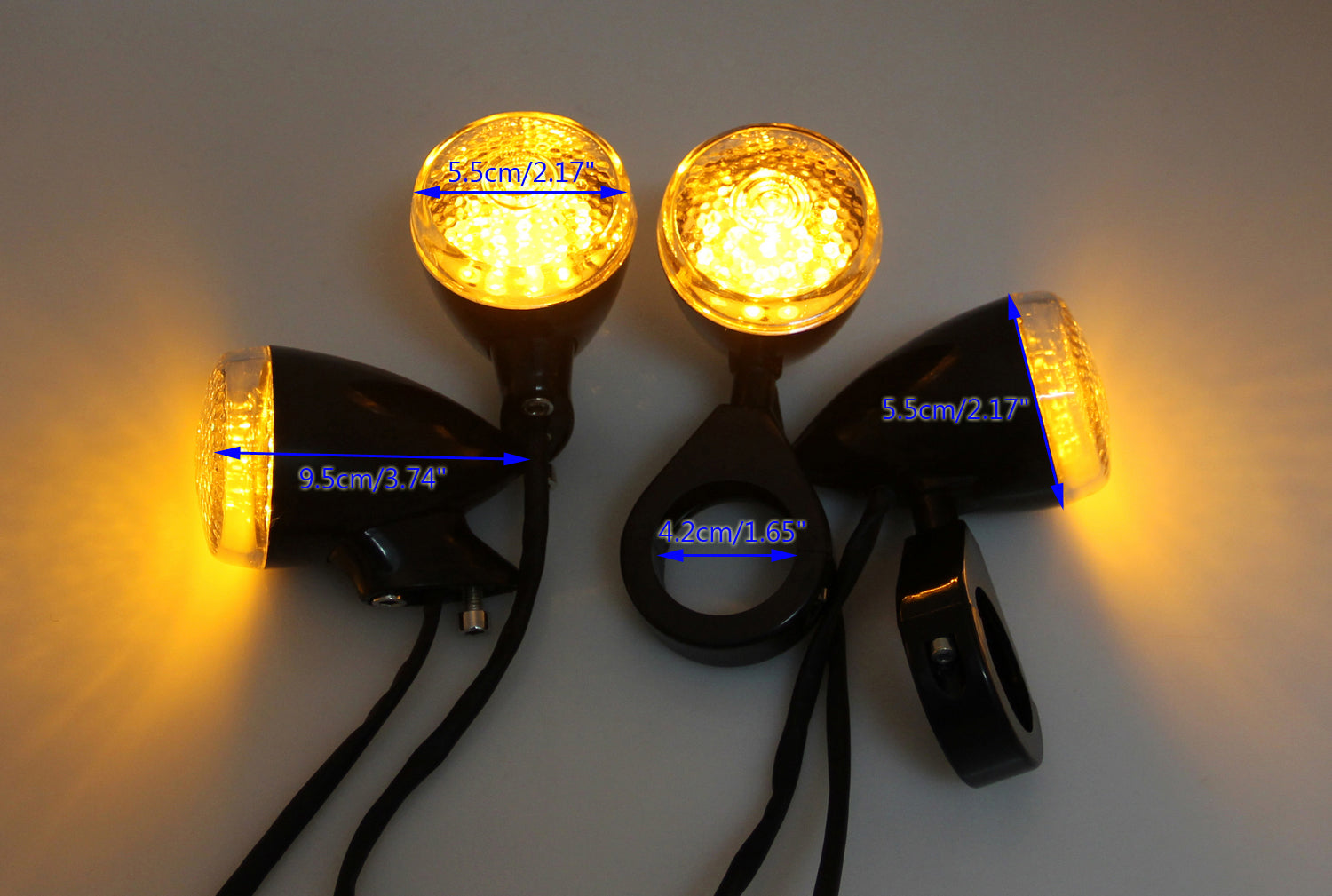 Flitsende mist licht 41 mm verhuizing vork voor Harley Dyna Dyna Sportster Générique