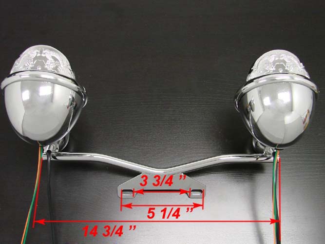 Ajaminen Ohitus Vilkkuvalopalkki Honda Yamaha Suzuki Kawasaki cruisers Generic