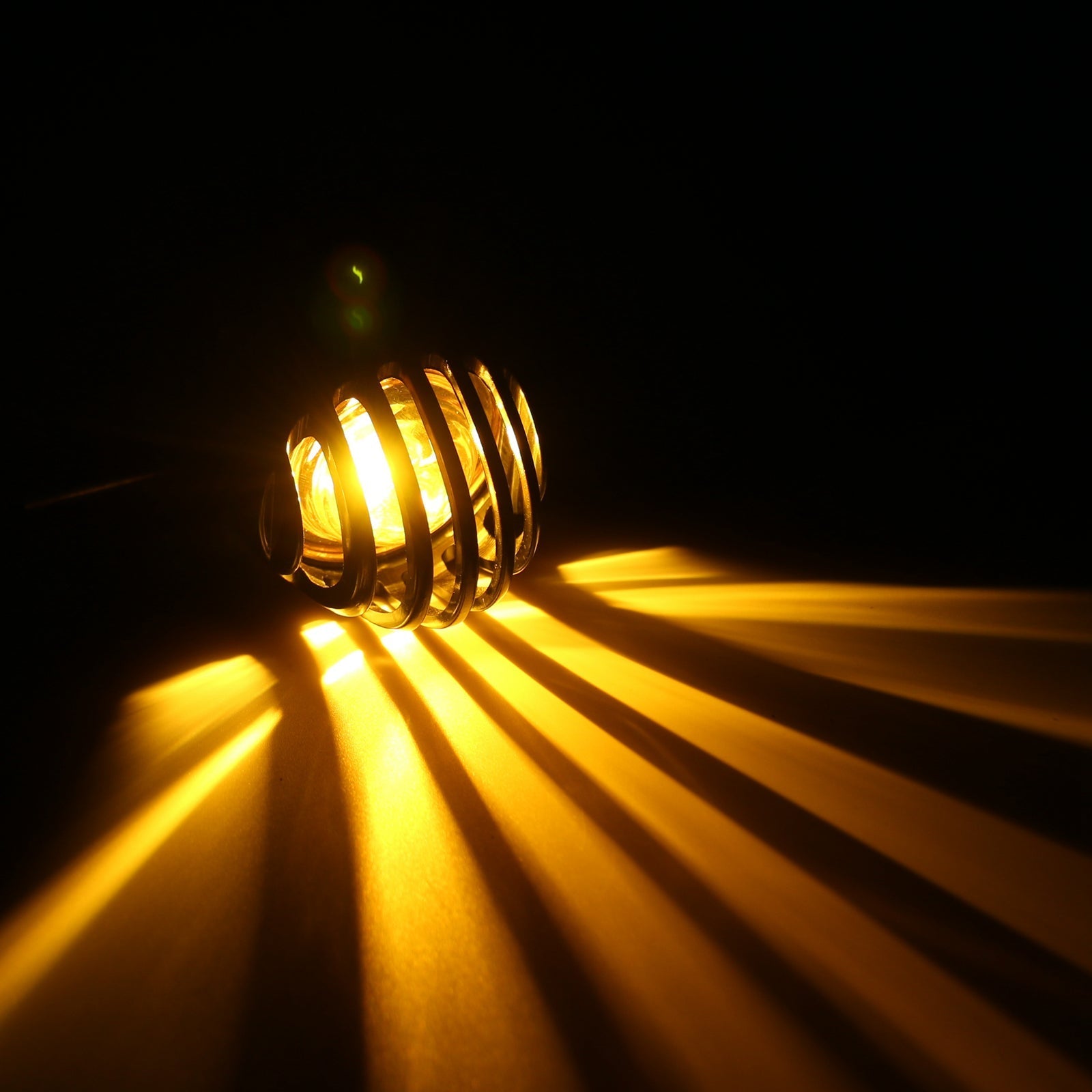 2 stks motorfiets knipperende grill kogel barnsteen veduranten generieke lamp