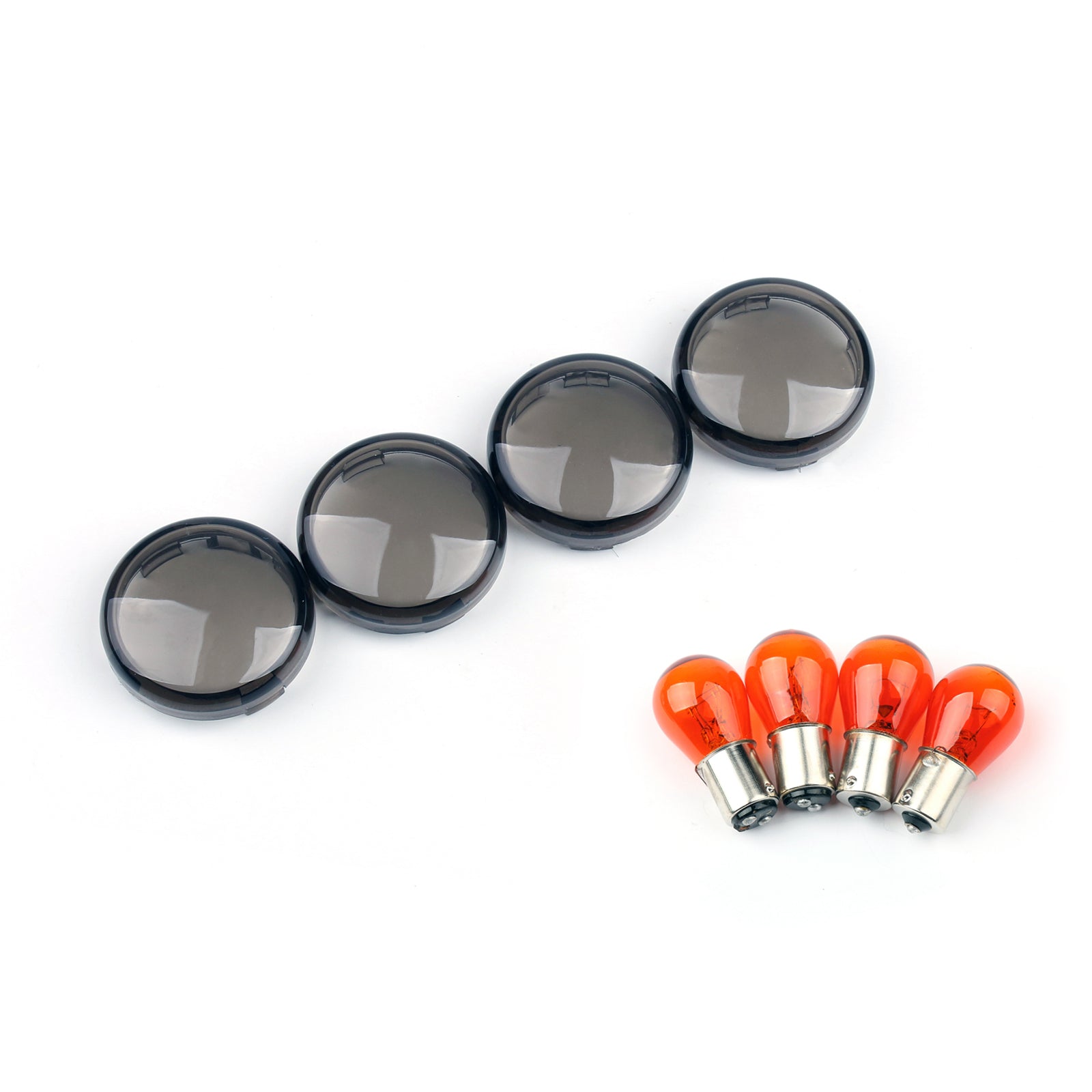 4x Ampoules de Lentilles de Clignotants pour Harley Softail Dyna Sportsters (2002-18) Générique