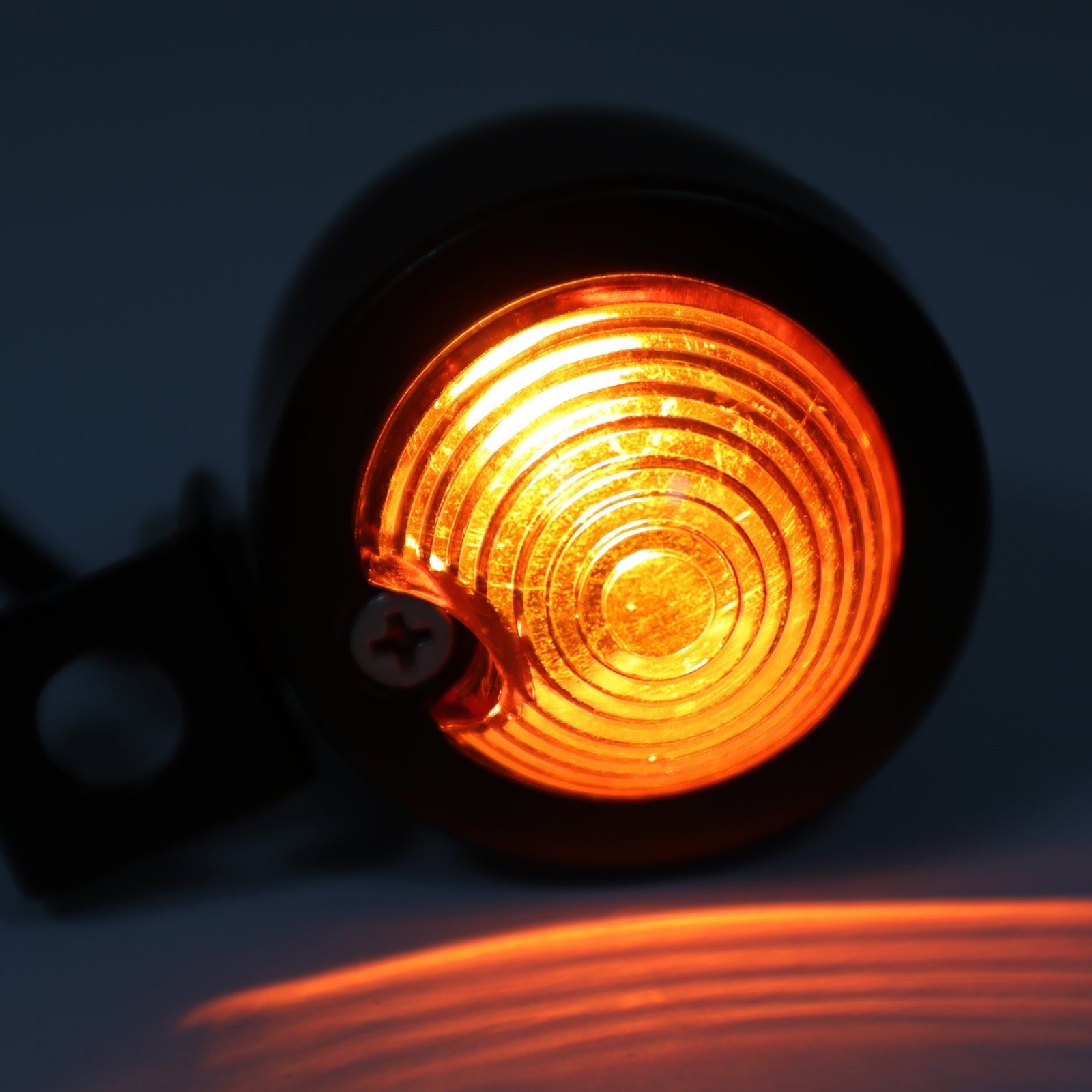 Bulbo generico di motociclette vintage di motociclette vintage del segnale vintage black nera universale