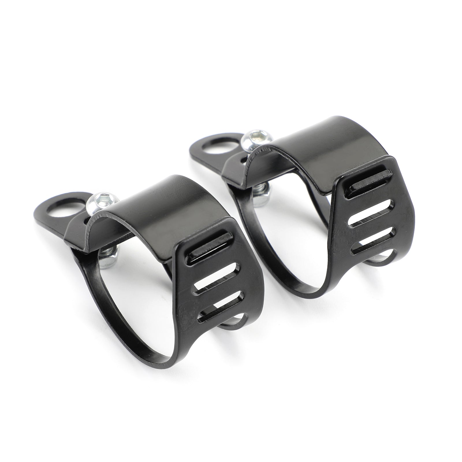 2 uds soporte de señal de giro delantero soporte de abrazadera de barra de horquilla 41-51mm genérico