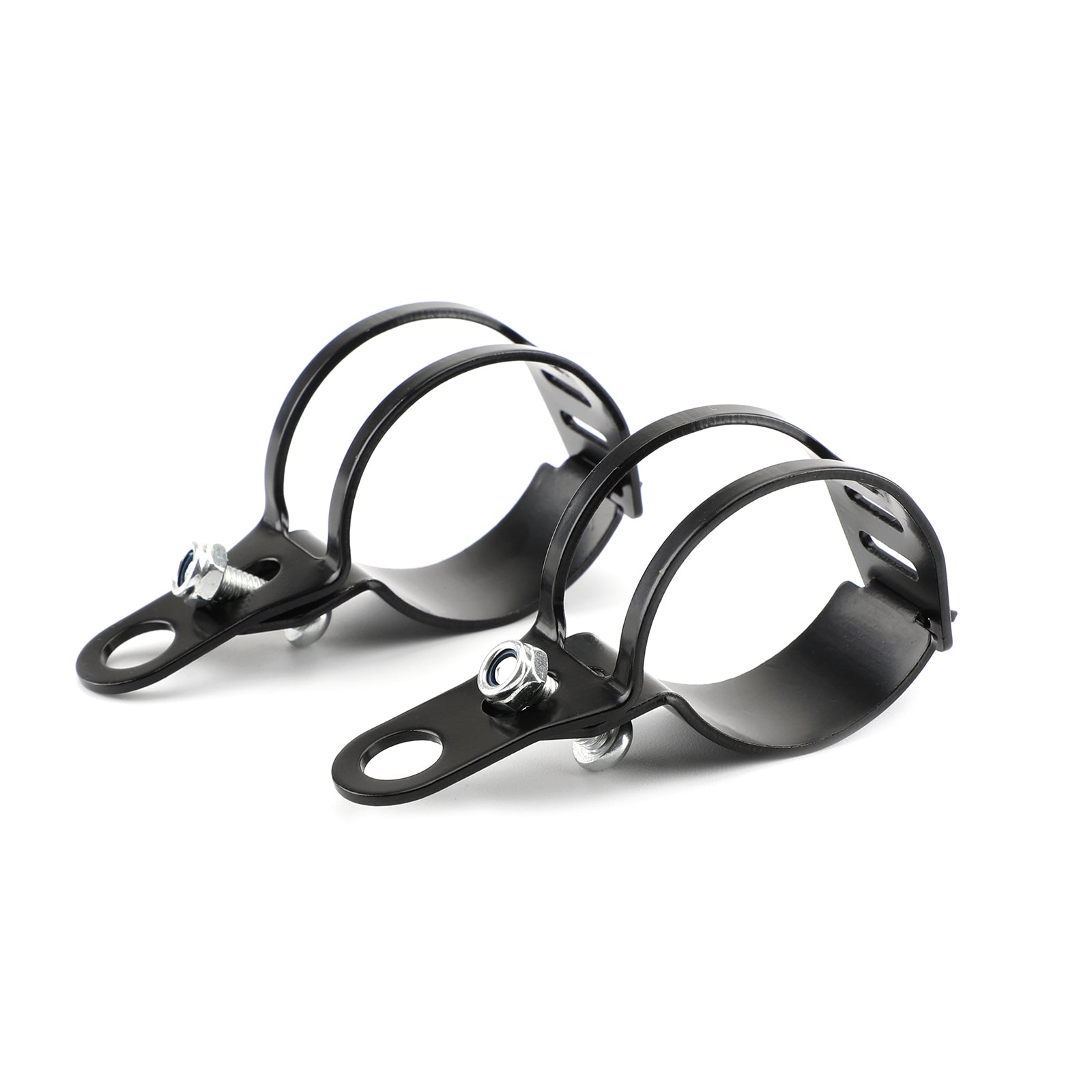 2 uds soporte de señal de giro delantero soporte de abrazadera de barra de horquilla 41-51mm genérico