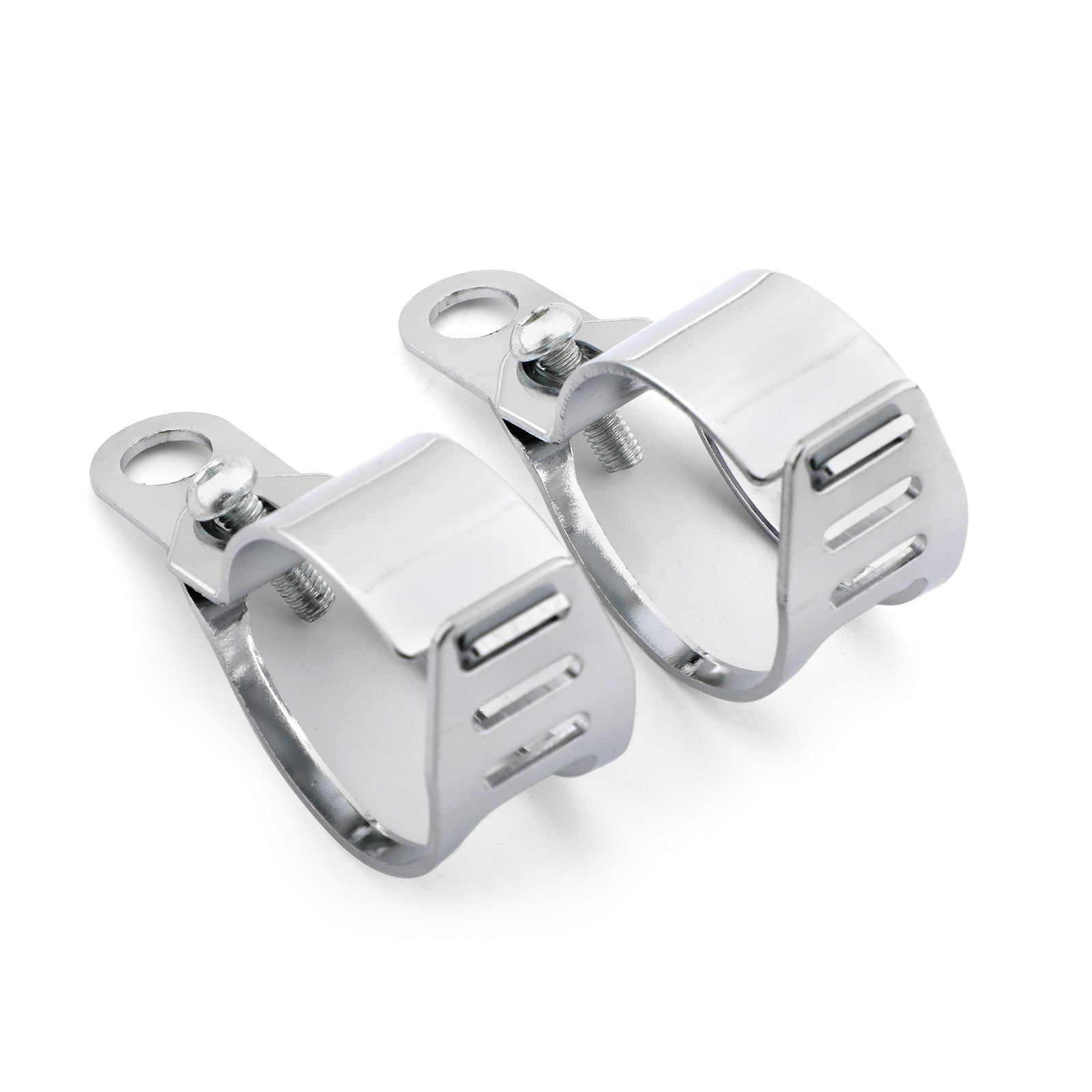 2 uds soporte de señal de giro delantero soporte de abrazadera de barra de horquilla 41-51mm genérico