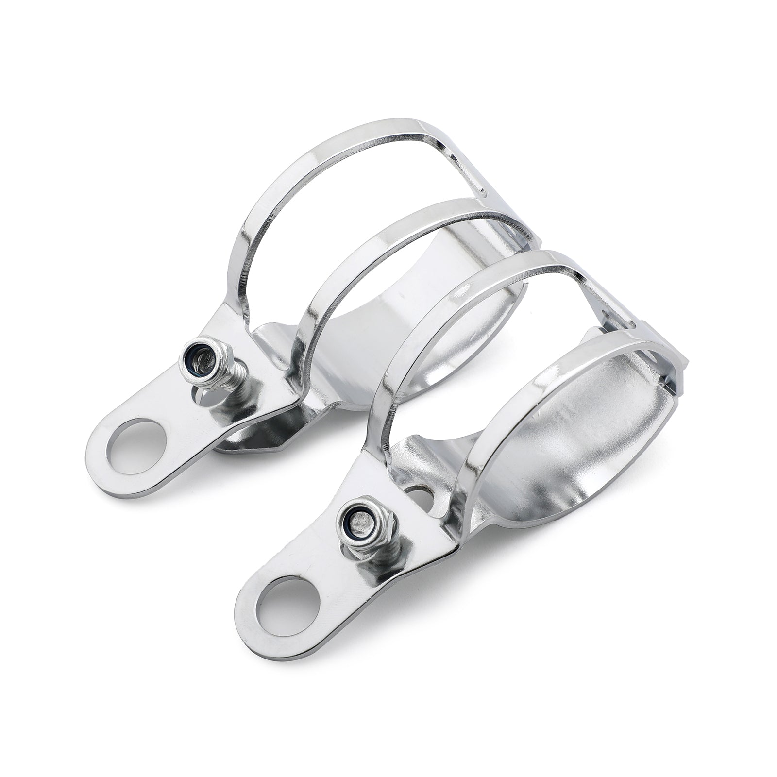 2 uds soporte de señal de giro delantero soporte de abrazadera de barra de horquilla 41-51mm genérico