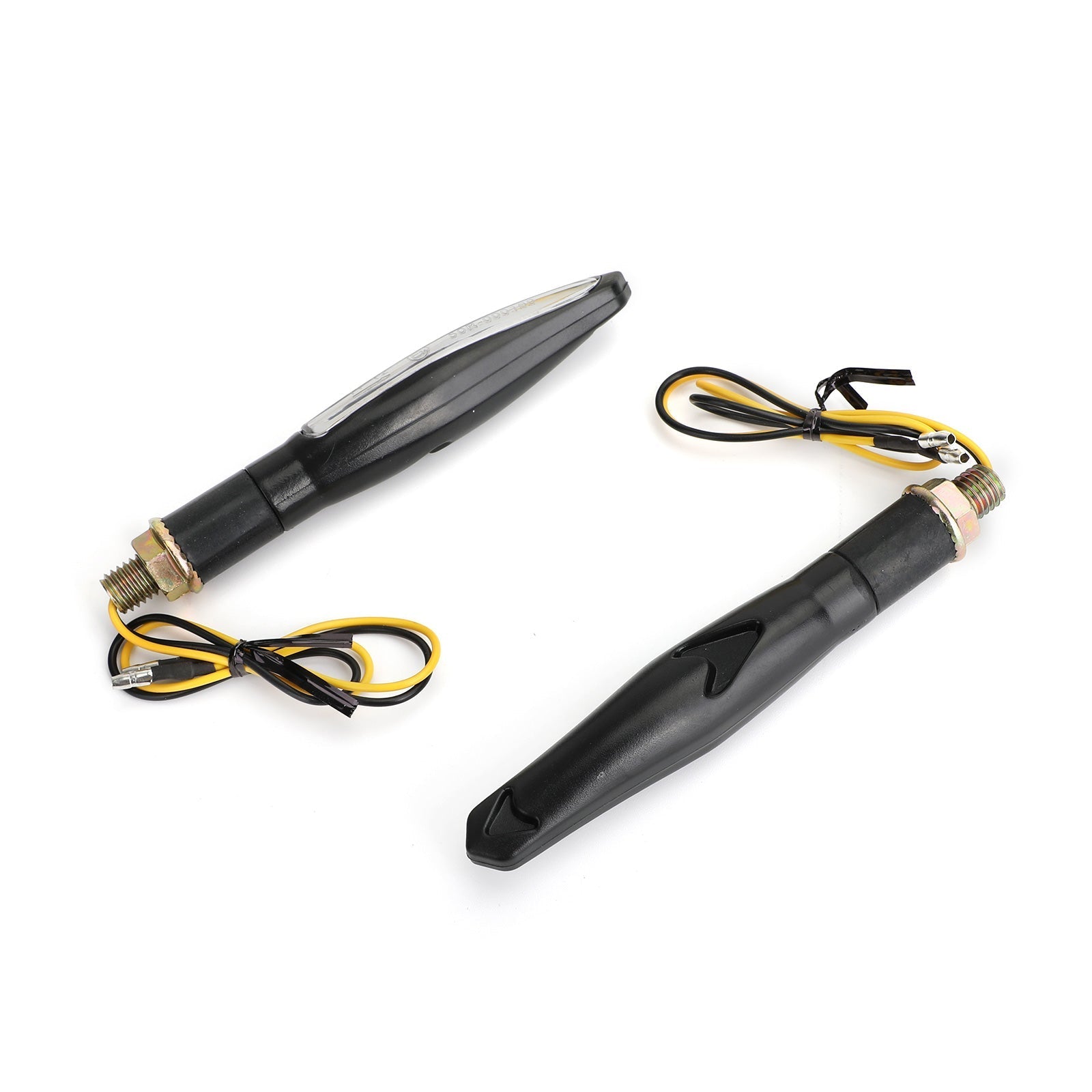 2x M10 Sekwencyjna, płynąca dioda LED Kierunkowskazy motocyklowe Lampa bursztynowa Generic