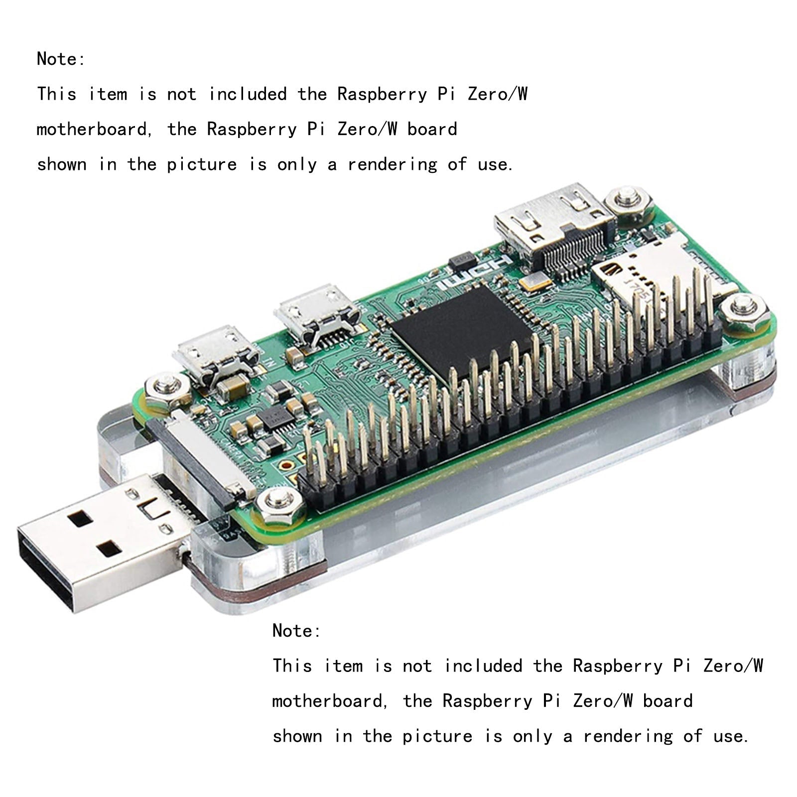 Connecteur de module de clé USB pour carte d'extension Raspberry Pi Zero / W / WHE